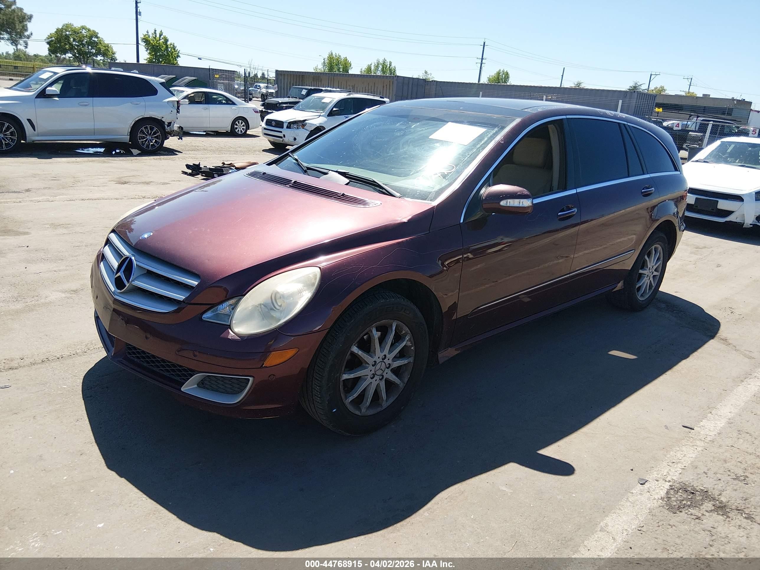2007 Mercedes-benz R 350 4matic Burgundy vin: 4JGCB65E17A044510