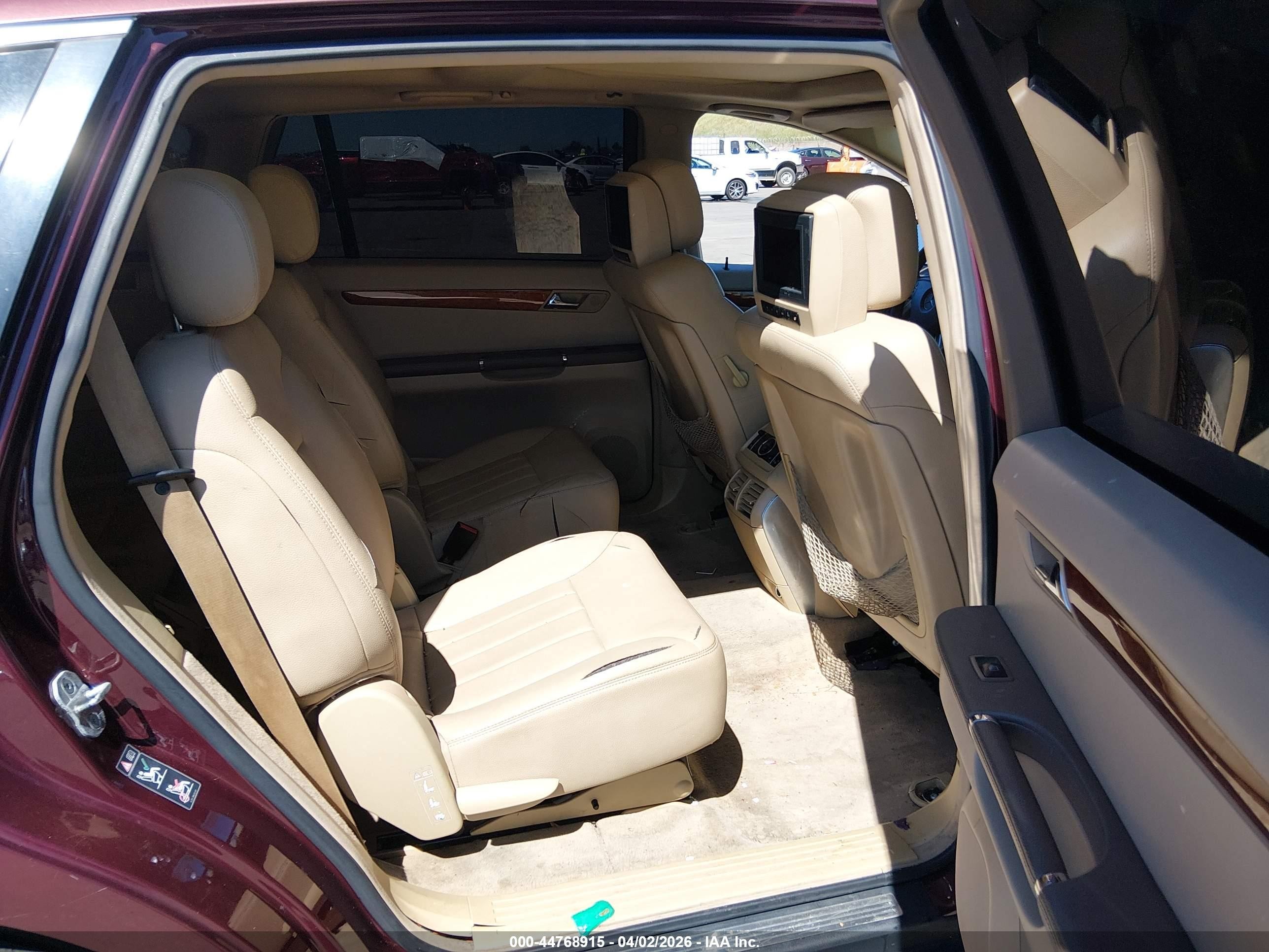 2007 Mercedes-benz R 350 4matic Burgundy vin: 4JGCB65E17A044510