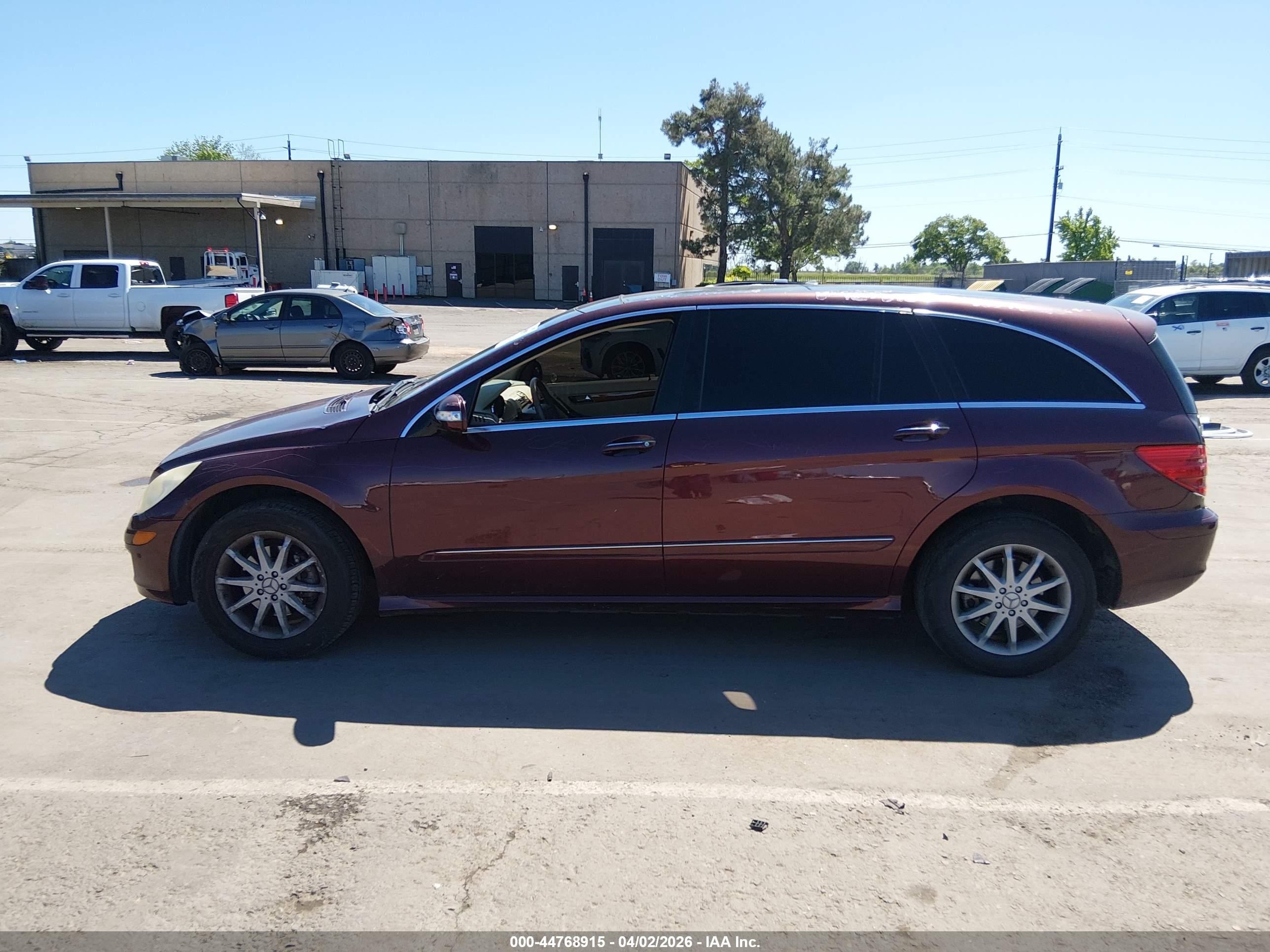 2007 Mercedes-benz R 350 4matic Burgundy vin: 4JGCB65E17A044510