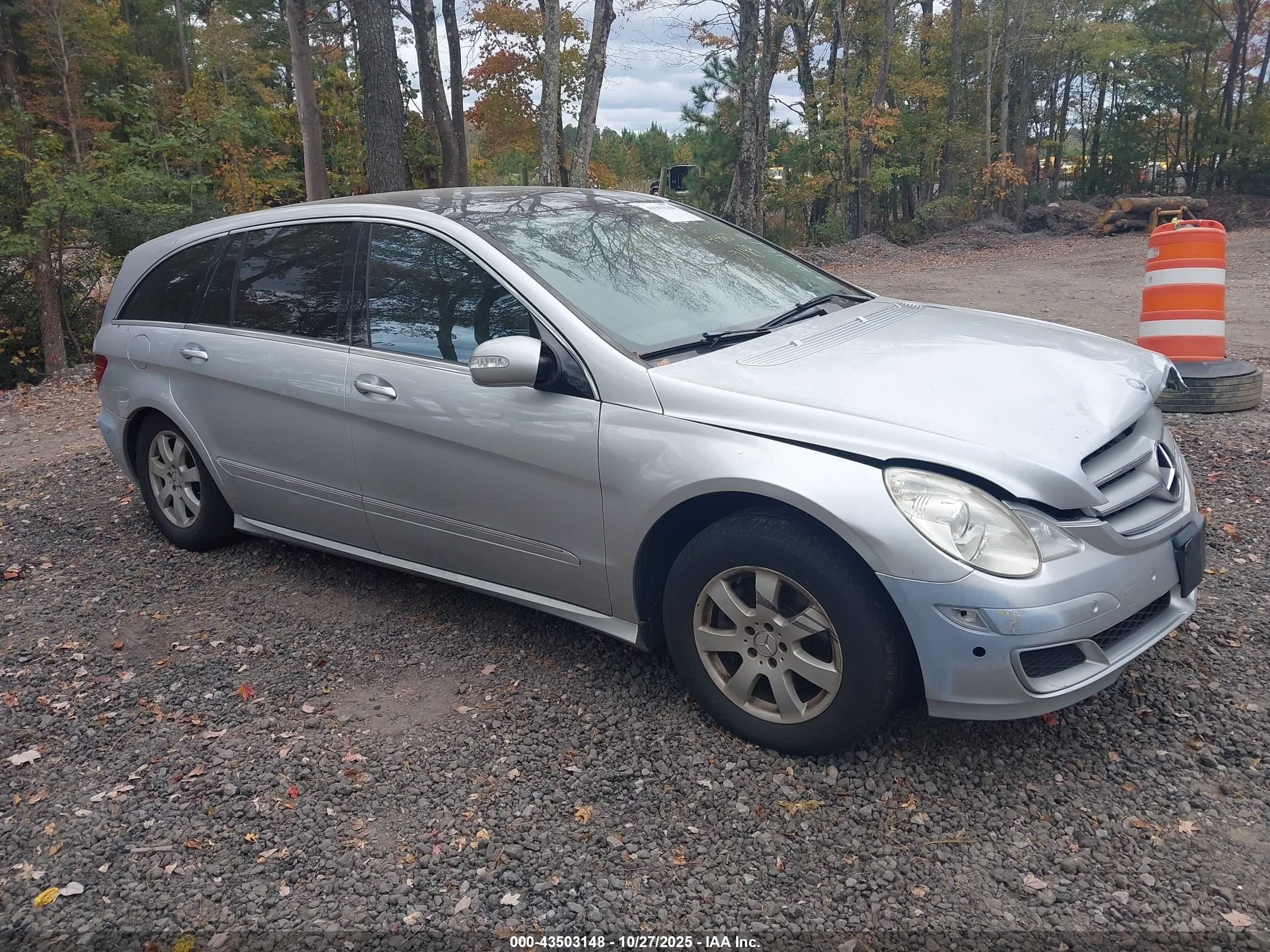 2007 Mercedes-benz R 350 4matic Silver vin: 4JGCB65E17A051618