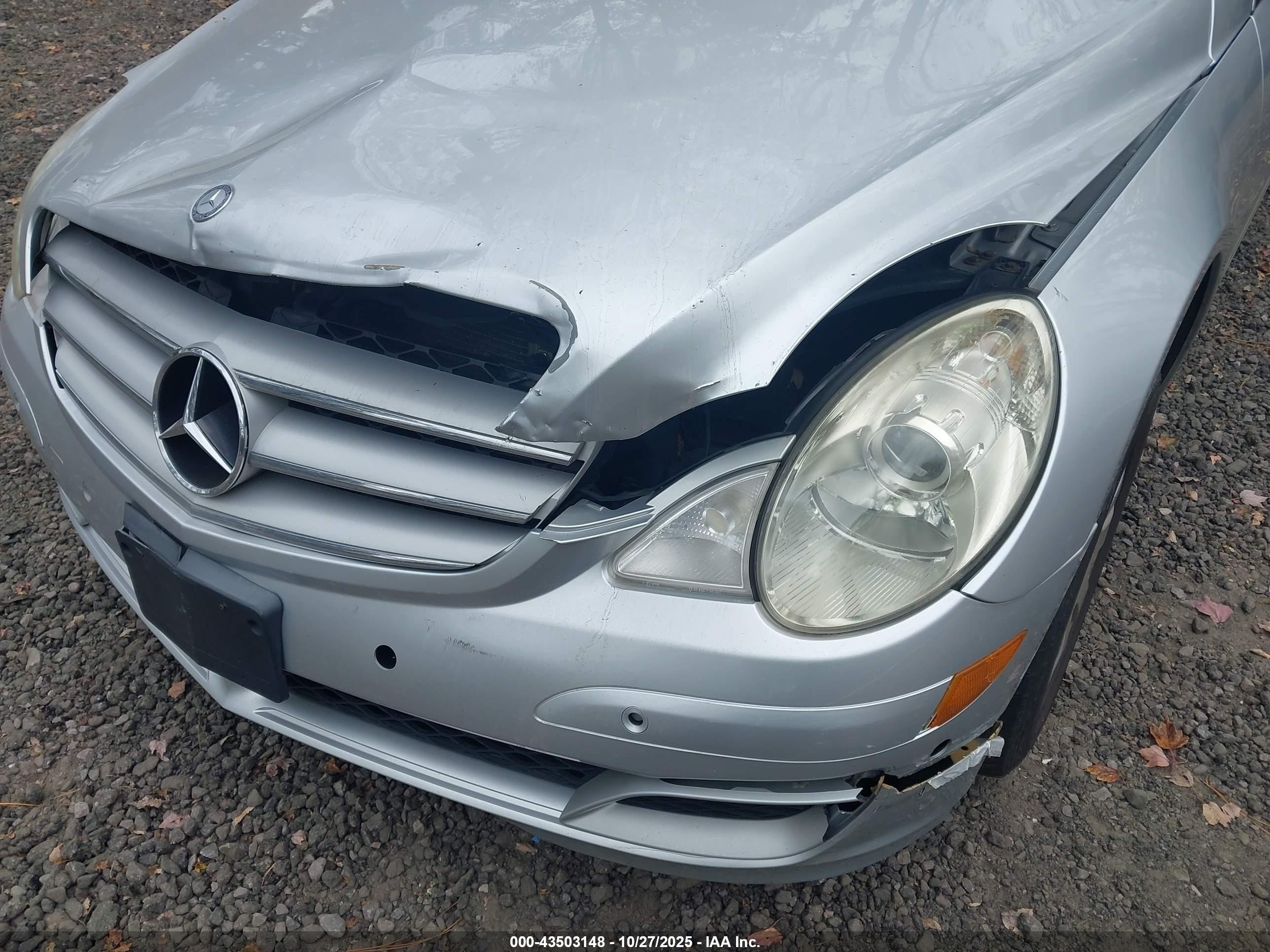 2007 Mercedes-benz R 350 4matic Silver vin: 4JGCB65E17A051618