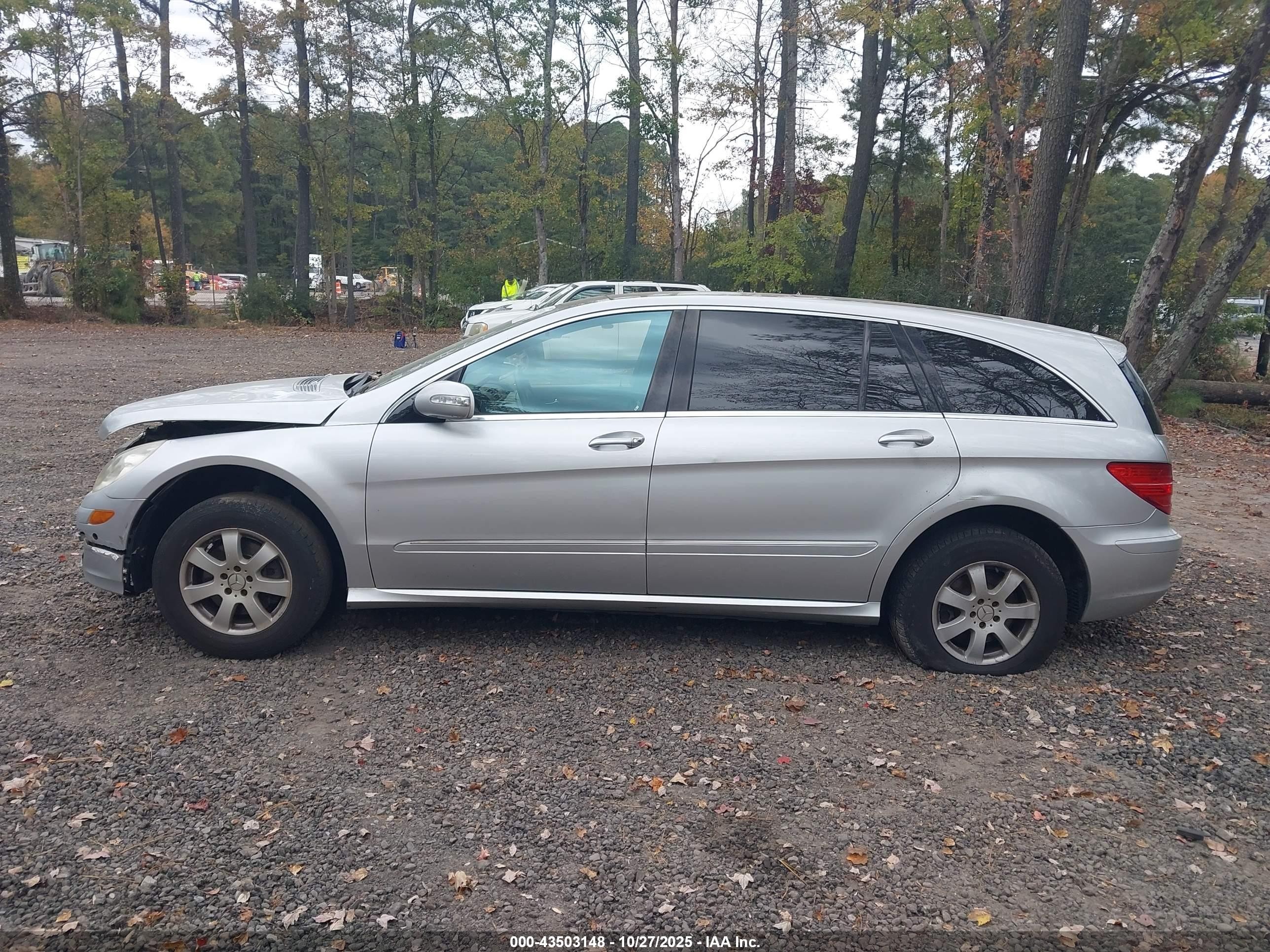 2007 Mercedes-benz R 350 4matic Silver vin: 4JGCB65E17A051618