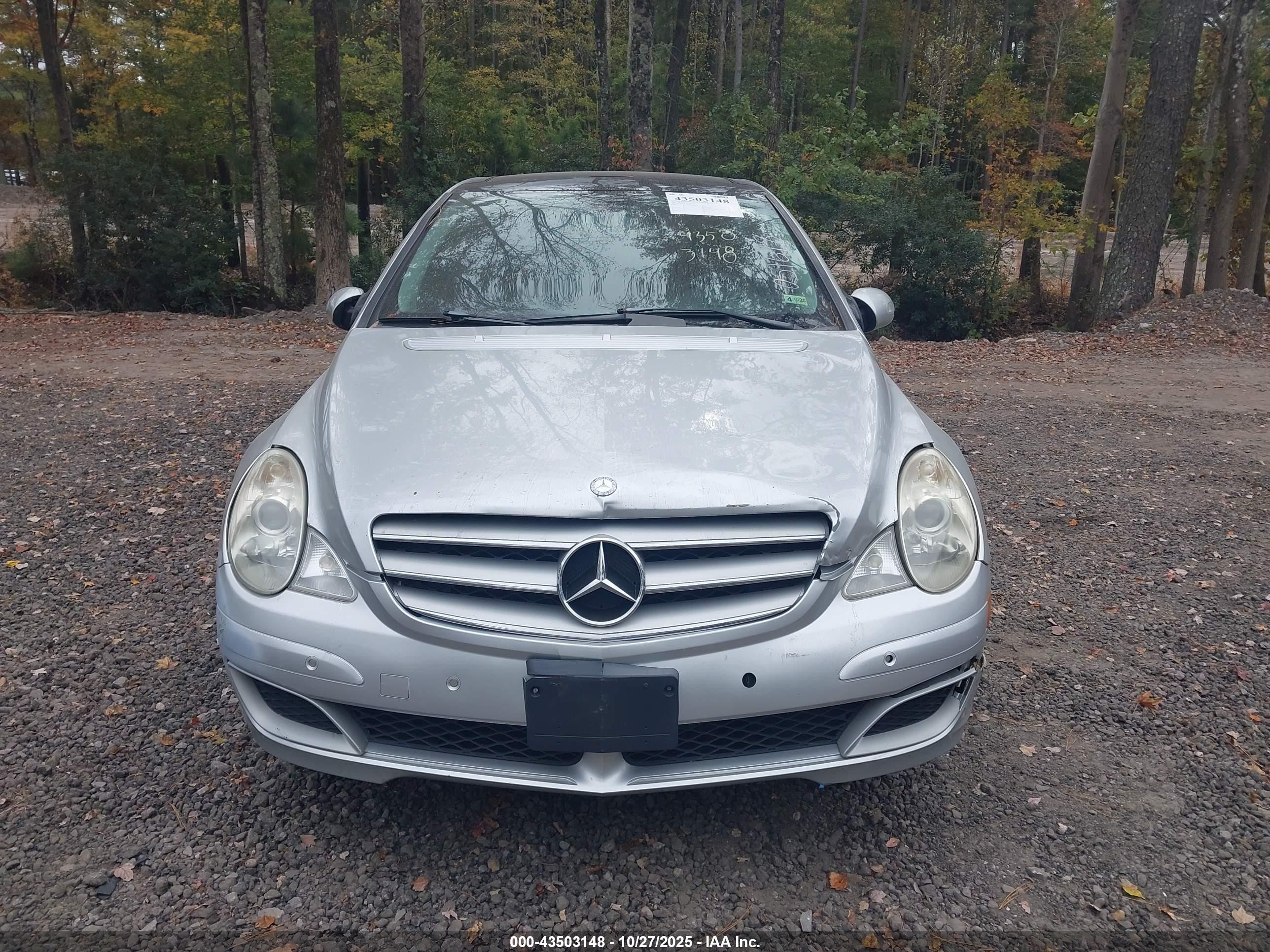 2007 Mercedes-benz R 350 4matic Silver vin: 4JGCB65E17A051618