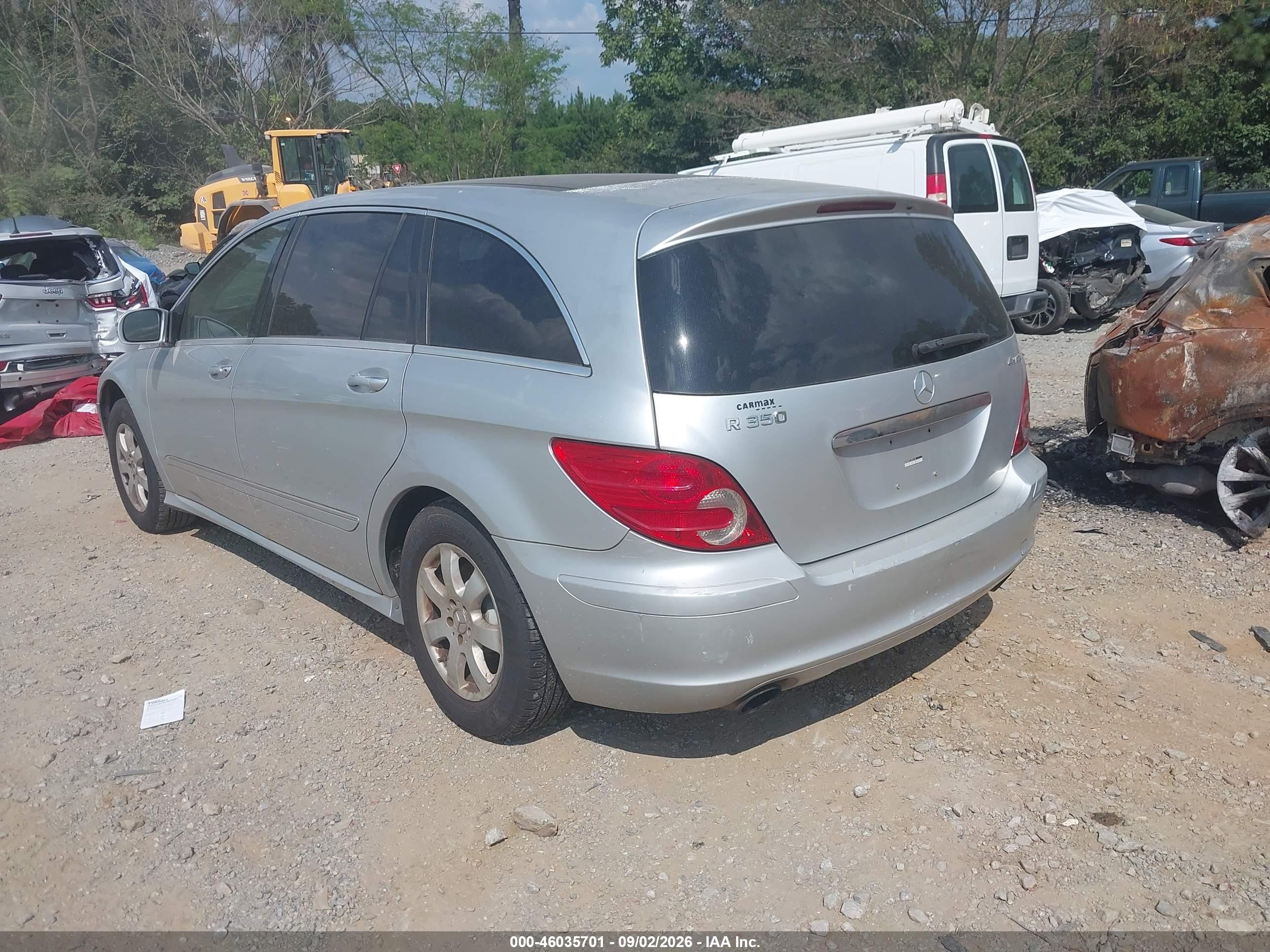 2007 Mercedes-benz R 350 4matic Silver vin: 4JGCB65E17A052168