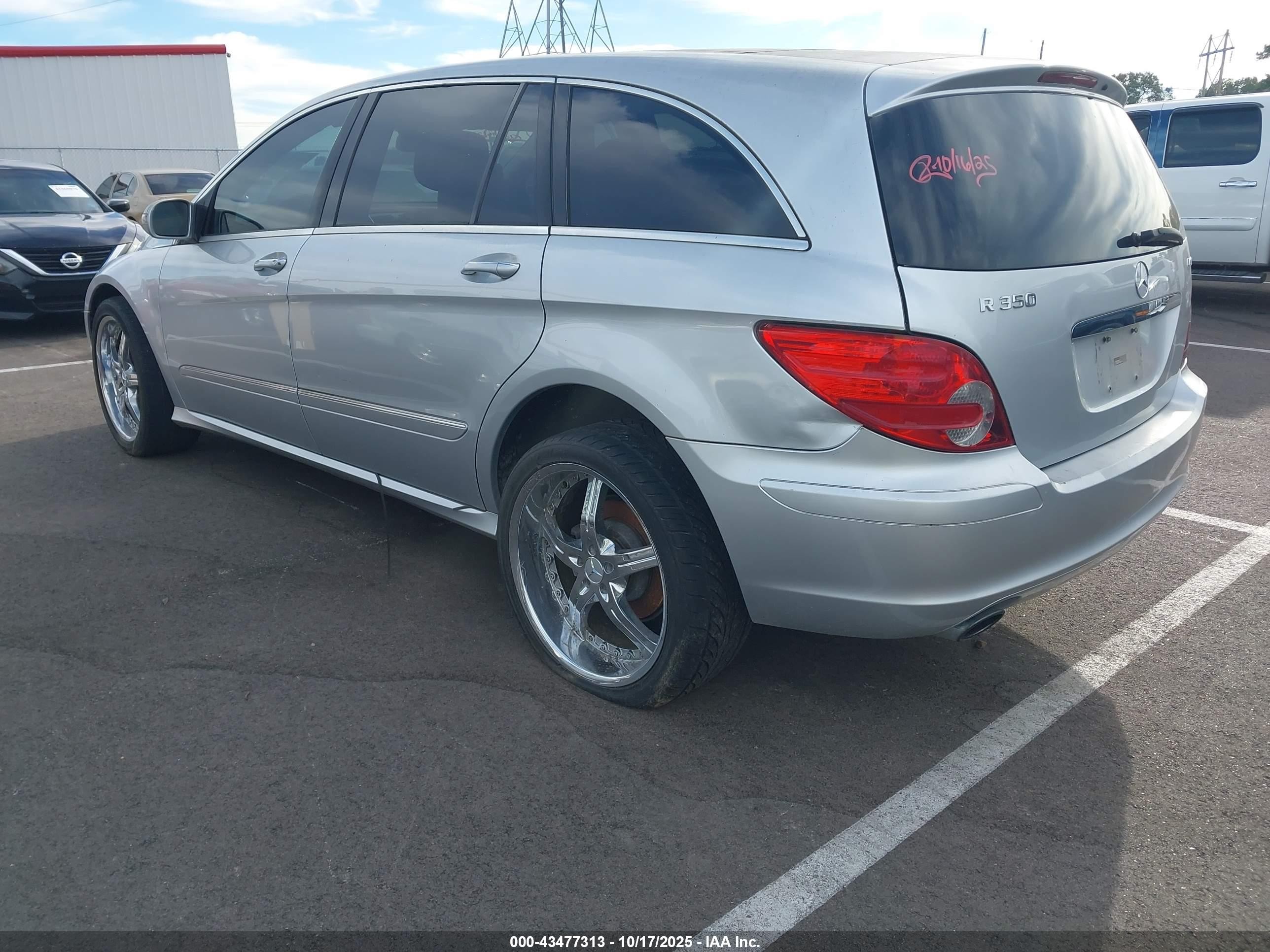 2007 Mercedes-benz R 350 4matic Серебряный vin: 4JGCB65E17A057628