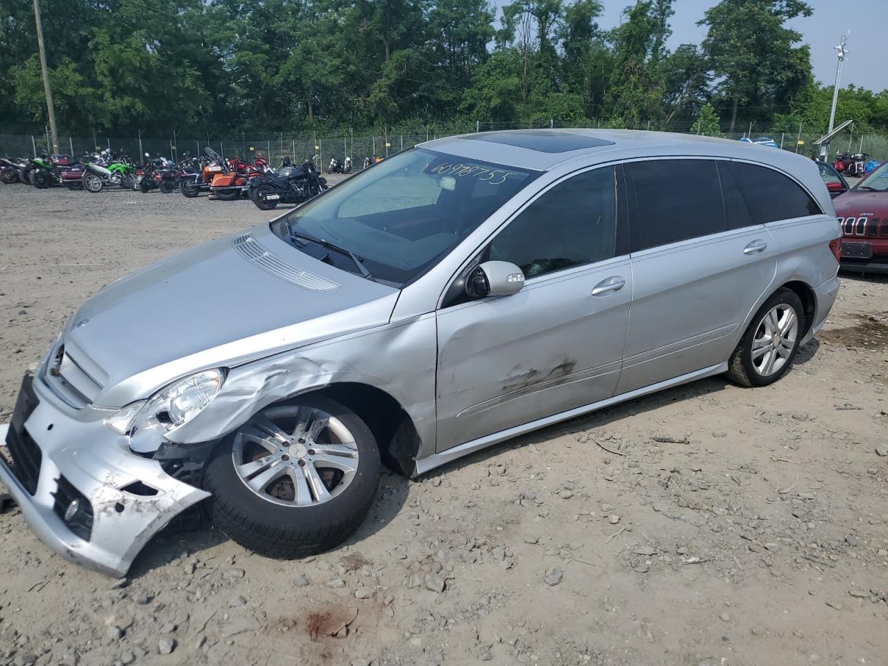 2008 Mercedes-benz R 350 Silver vin: 4JGCB65E18A065472