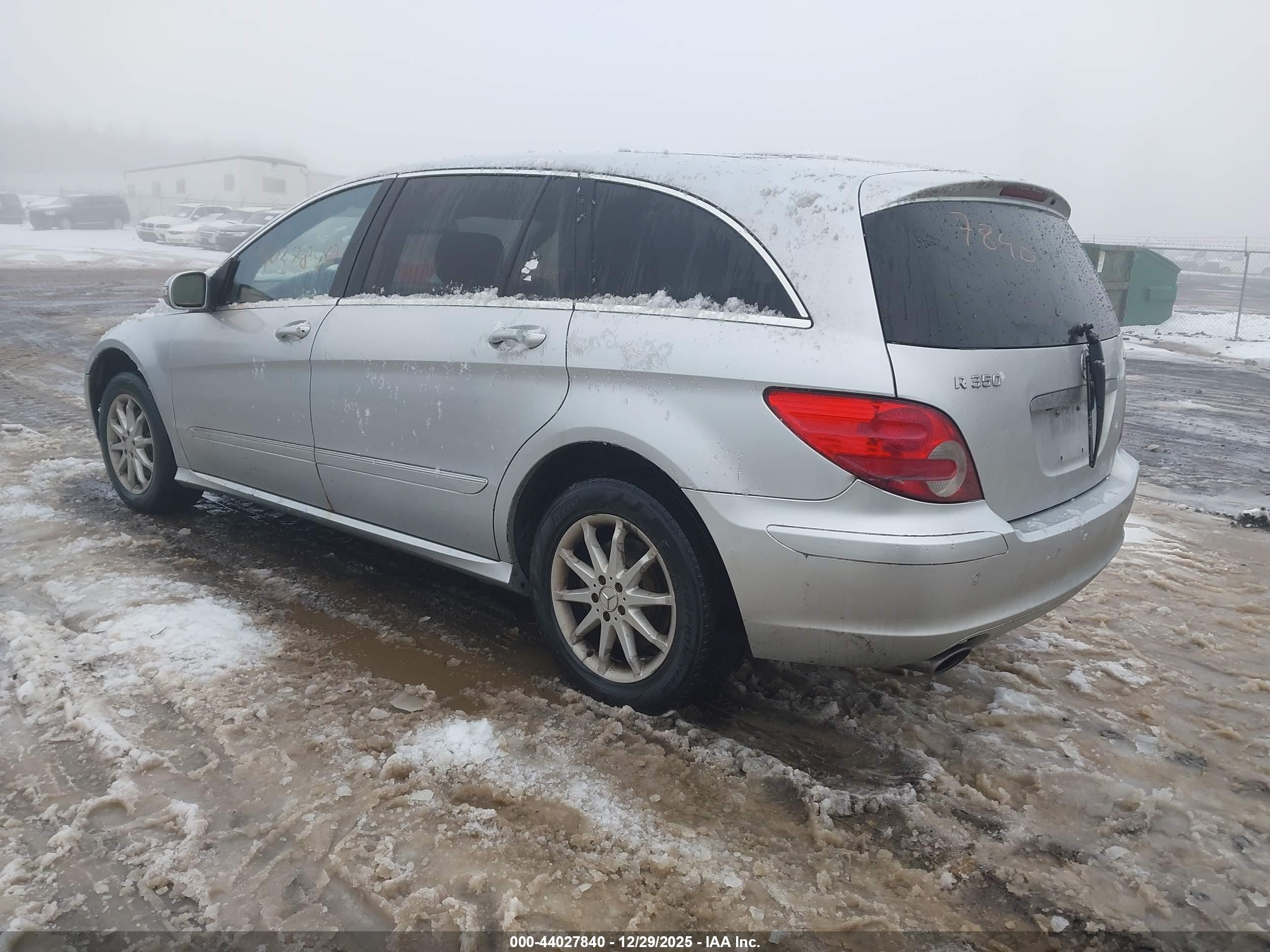 2007 Mercedes-benz R 350 4matic Silver vin: 4JGCB65E27A039803