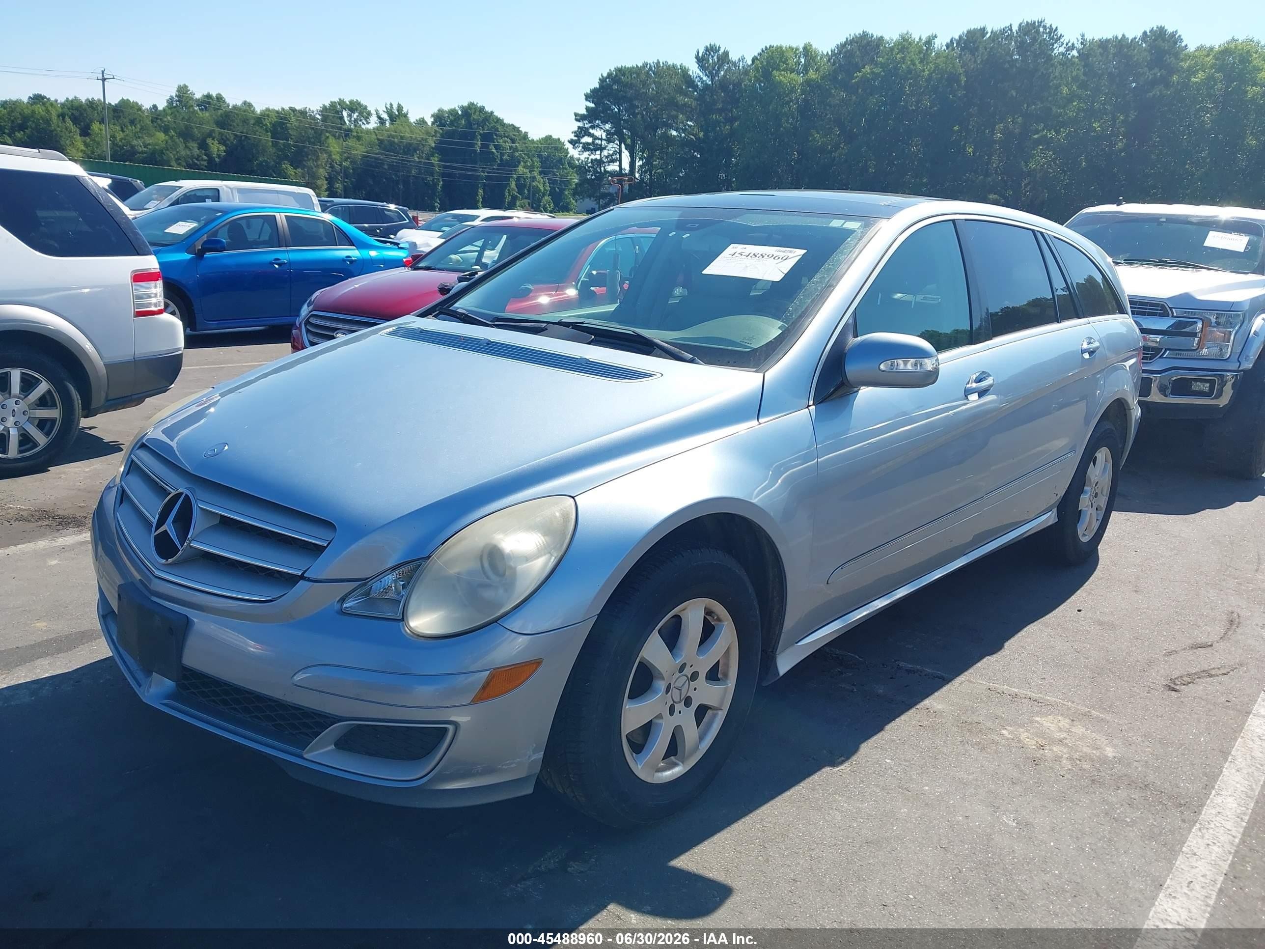 2007 Mercedes-benz R 350 4matic Silver vin: 4JGCB65E37A043391