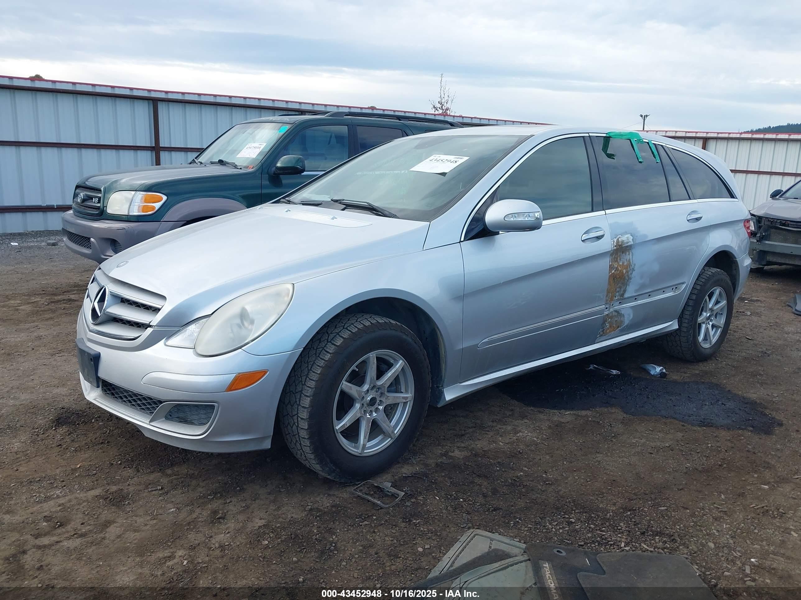 2007 Mercedes-benz R 350 4matic Silver vin: 4JGCB65E37A056349