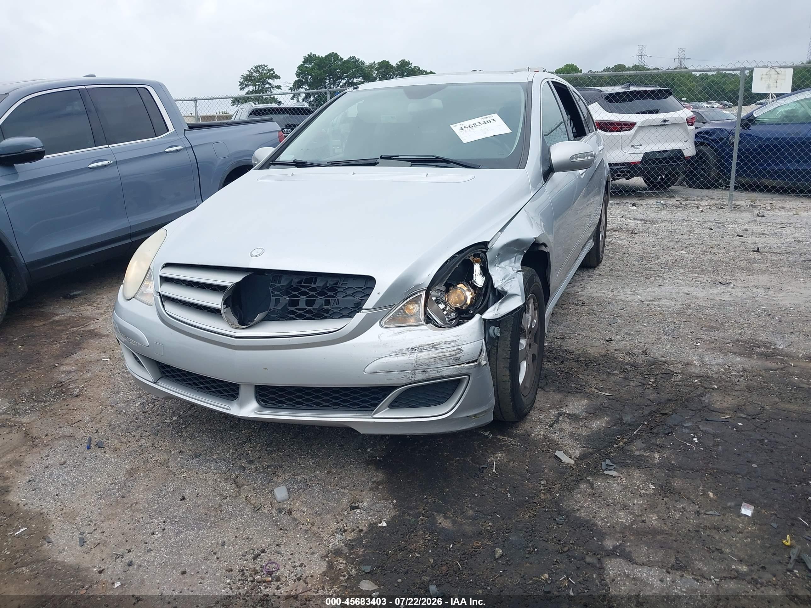 2007 Mercedes-benz R 350 4matic Silver vin: 4JGCB65E37A059655
