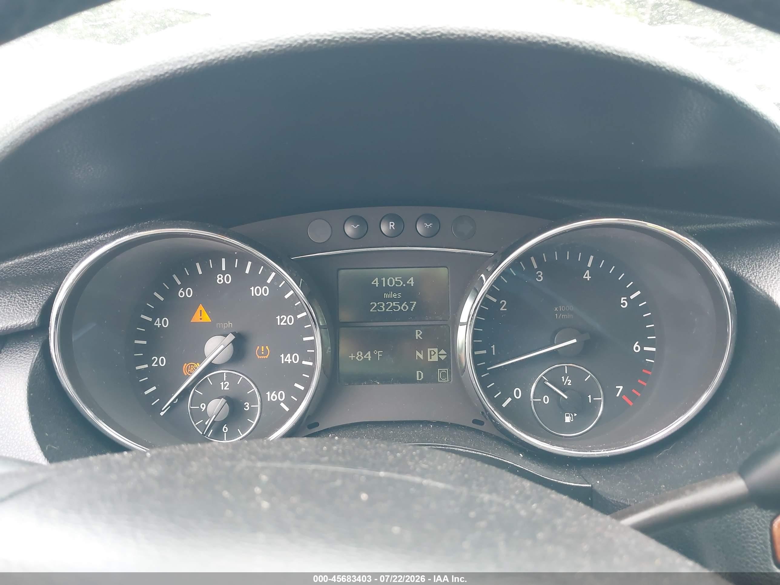 2007 Mercedes-benz R 350 4matic Silver vin: 4JGCB65E37A059655