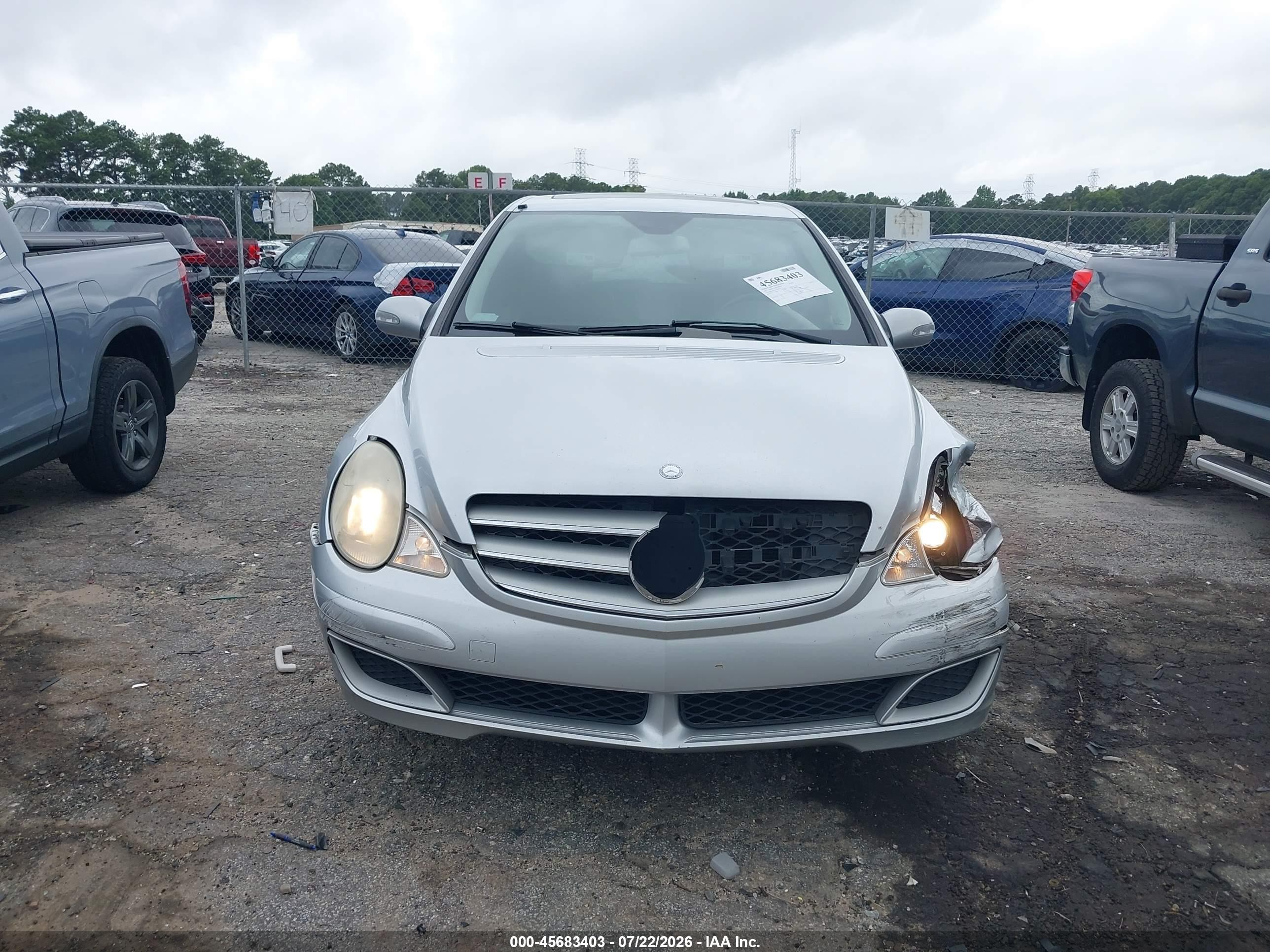 2007 Mercedes-benz R 350 4matic Silver vin: 4JGCB65E37A059655