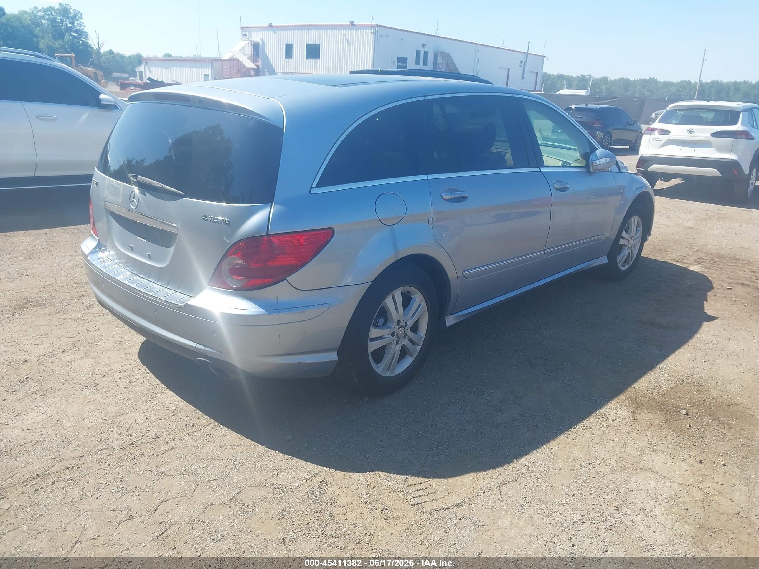 2008 Mercedes-benz R-class 3.5l Light Blue vin: 4JGCB65E38A071242