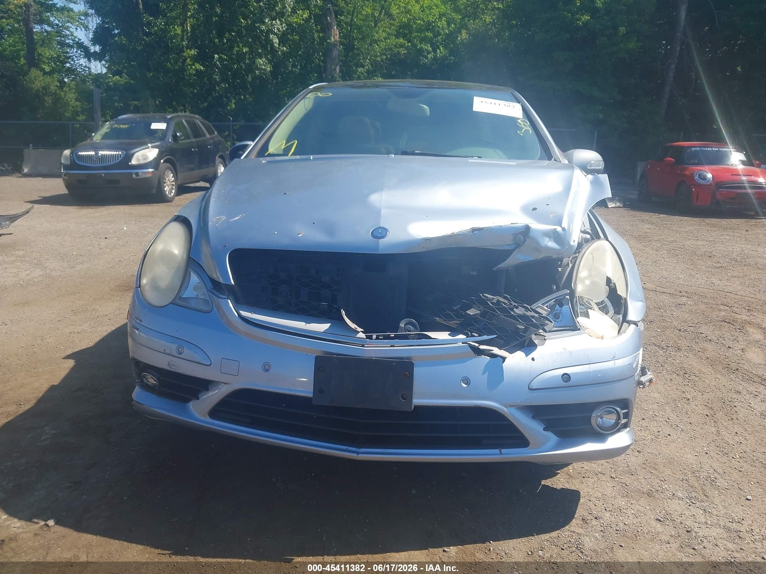 2008 Mercedes-benz R-class 3.5l Light Blue vin: 4JGCB65E38A071242