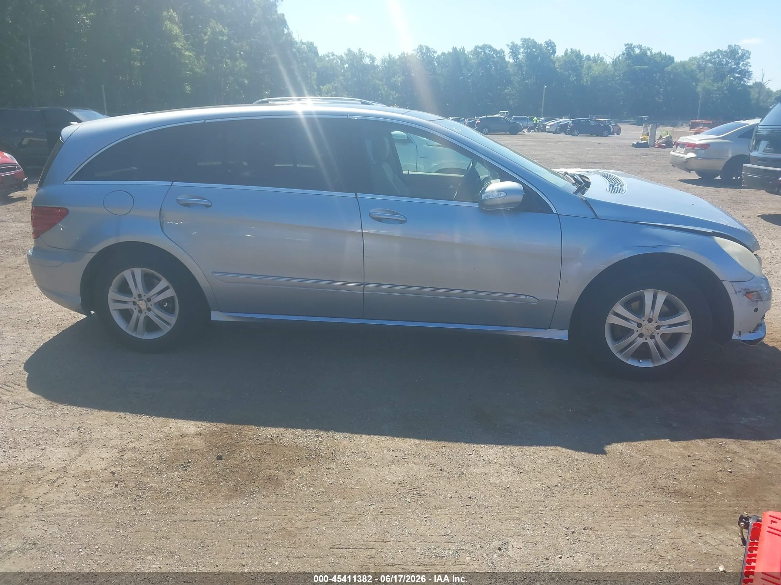 2008 Mercedes-benz R-class 3.5l Light Blue vin: 4JGCB65E38A071242