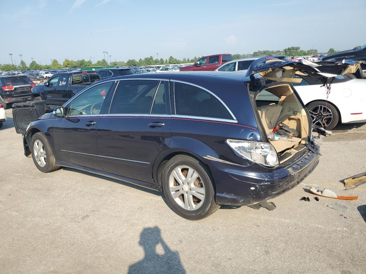 2008 Mercedes-benz R 350 Blue vin: 4JGCB65E38A084900