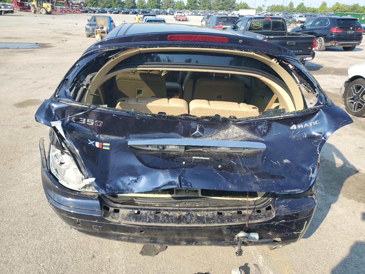 2008 Mercedes-benz R 350 Blue vin: 4JGCB65E38A084900