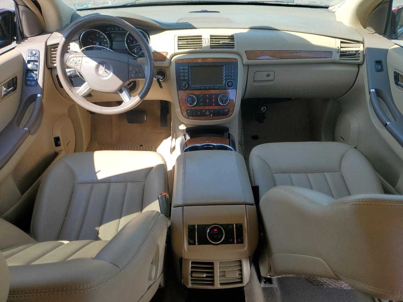 2008 Mercedes-benz R 350 Burgundy vin: 4JGCB65E38A085514