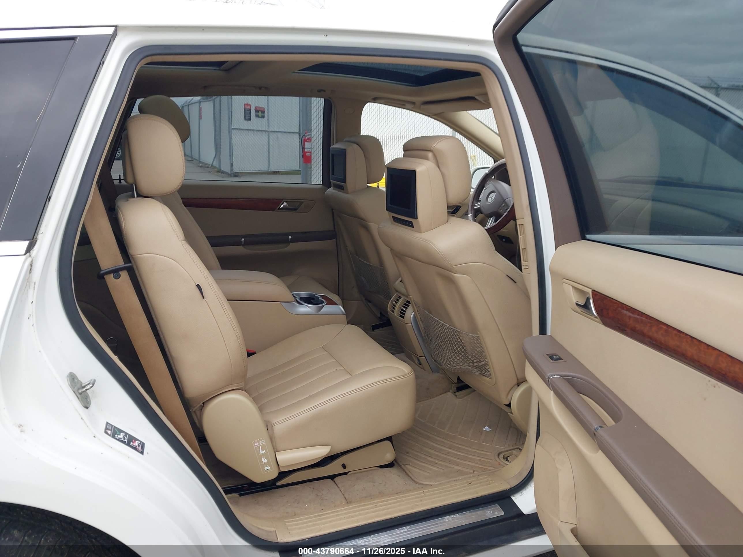 2007 Mercedes-benz R 350 4matic Белый vin: 4JGCB65E47A045697