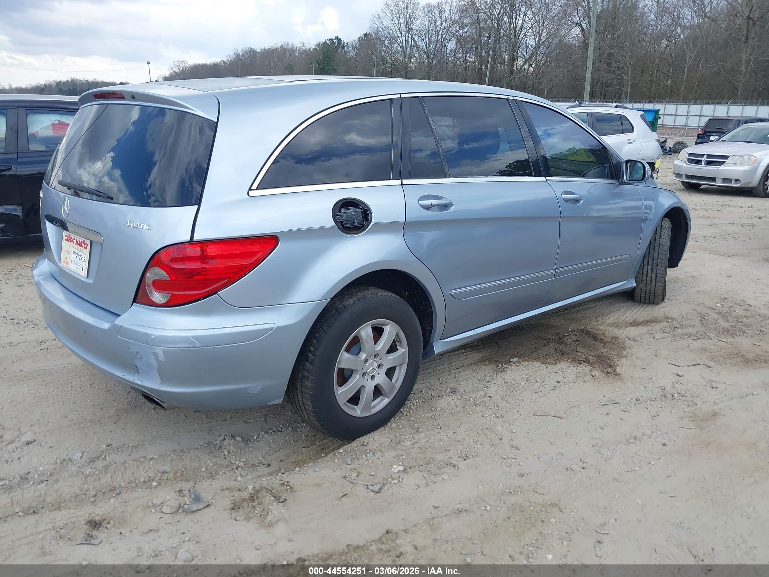 2007 Mercedes-benz R 350 4matic Синий vin: 4JGCB65E47A051984