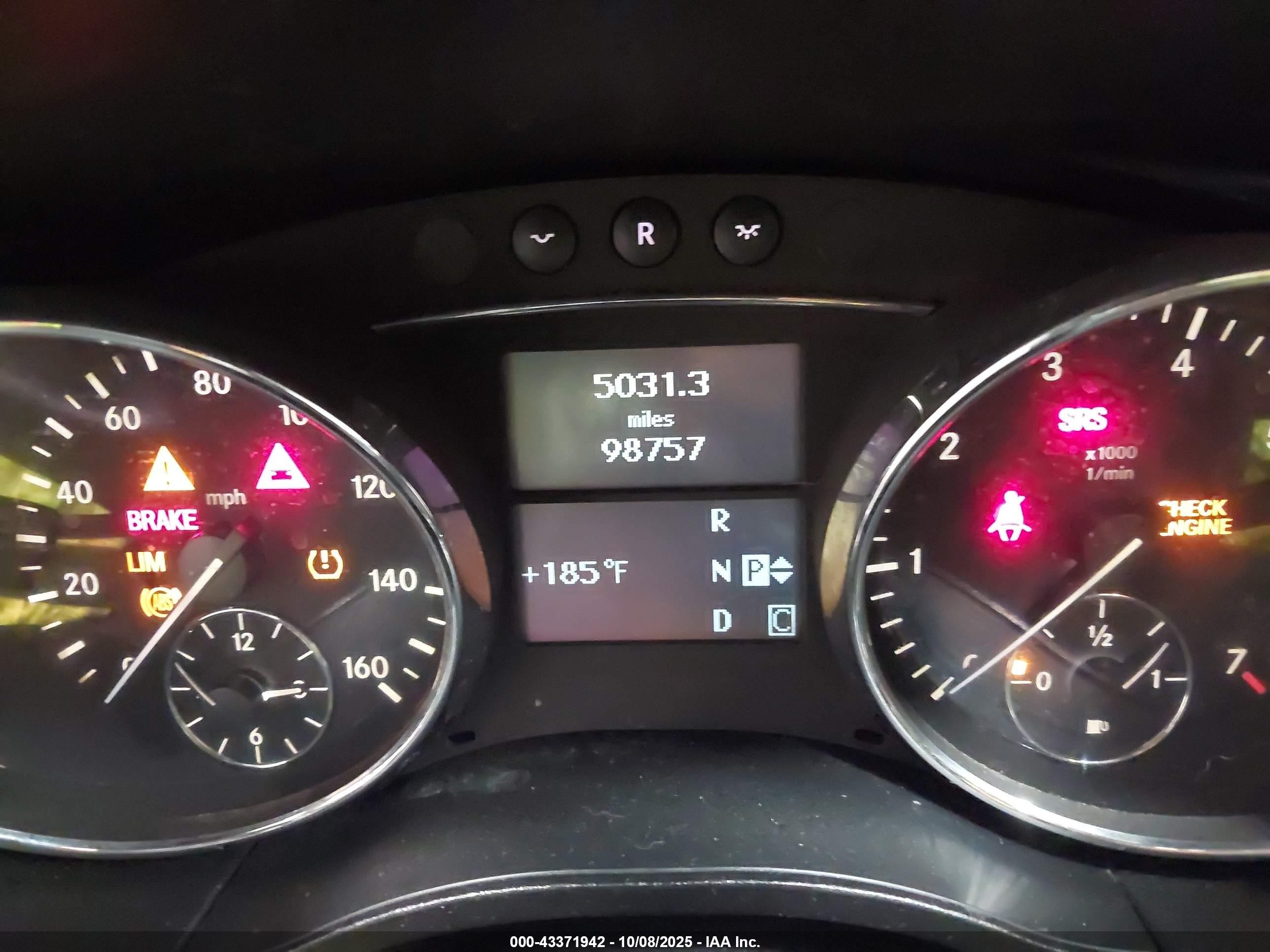 2007 Mercedes-benz R 350 4matic Blue vin: 4JGCB65E57A043327