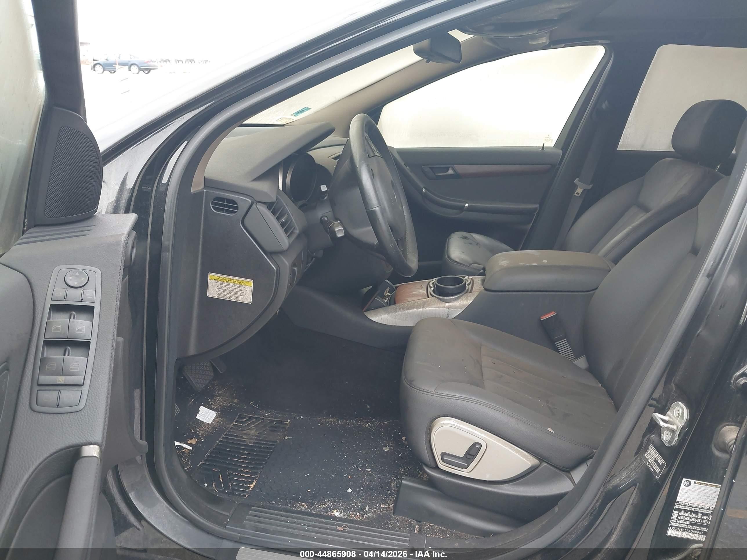 2007 Mercedes-benz R 350 4matic Black vin: 4JGCB65E57A049967