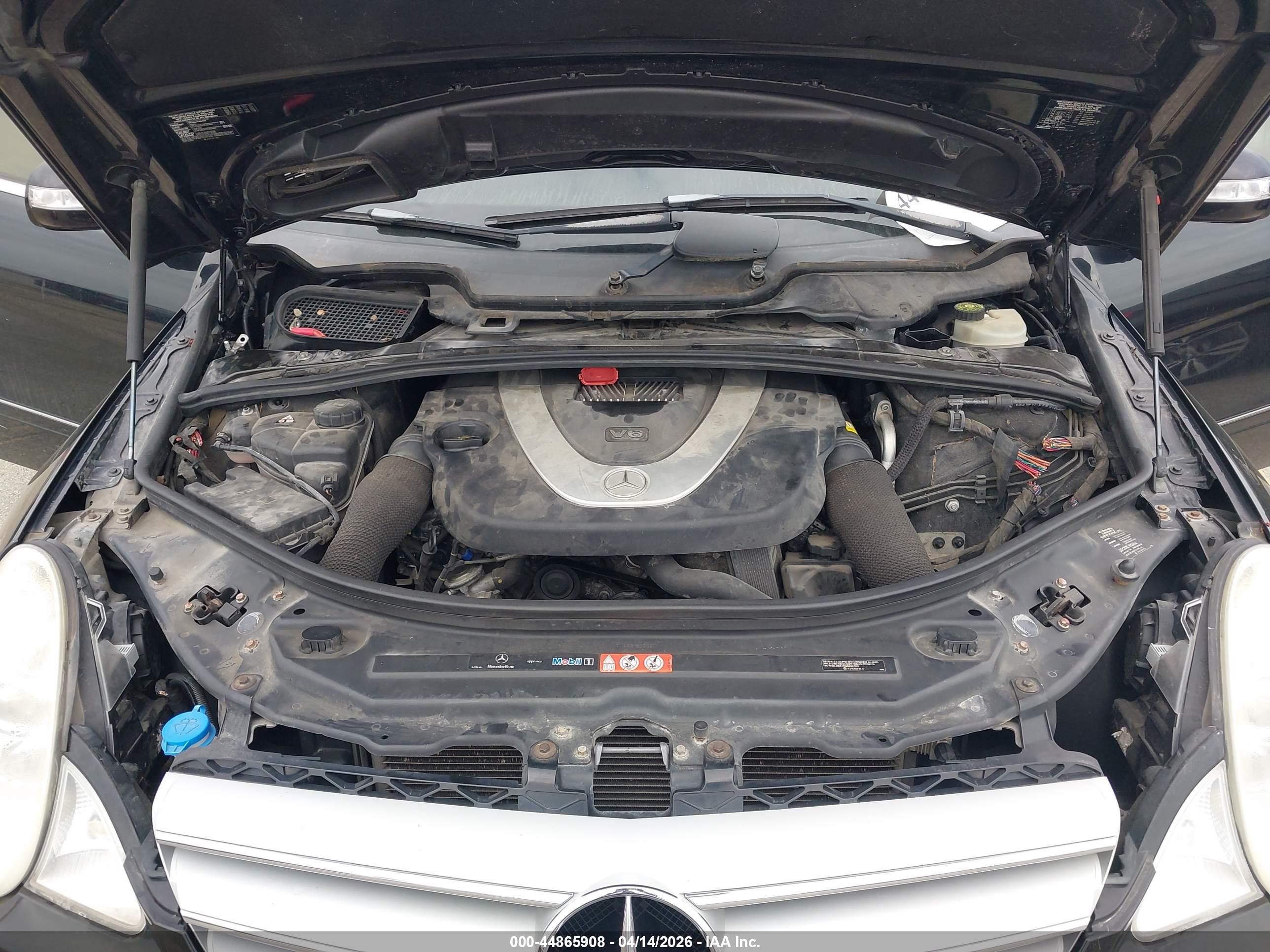 2007 Mercedes-benz R 350 4matic Black vin: 4JGCB65E57A049967