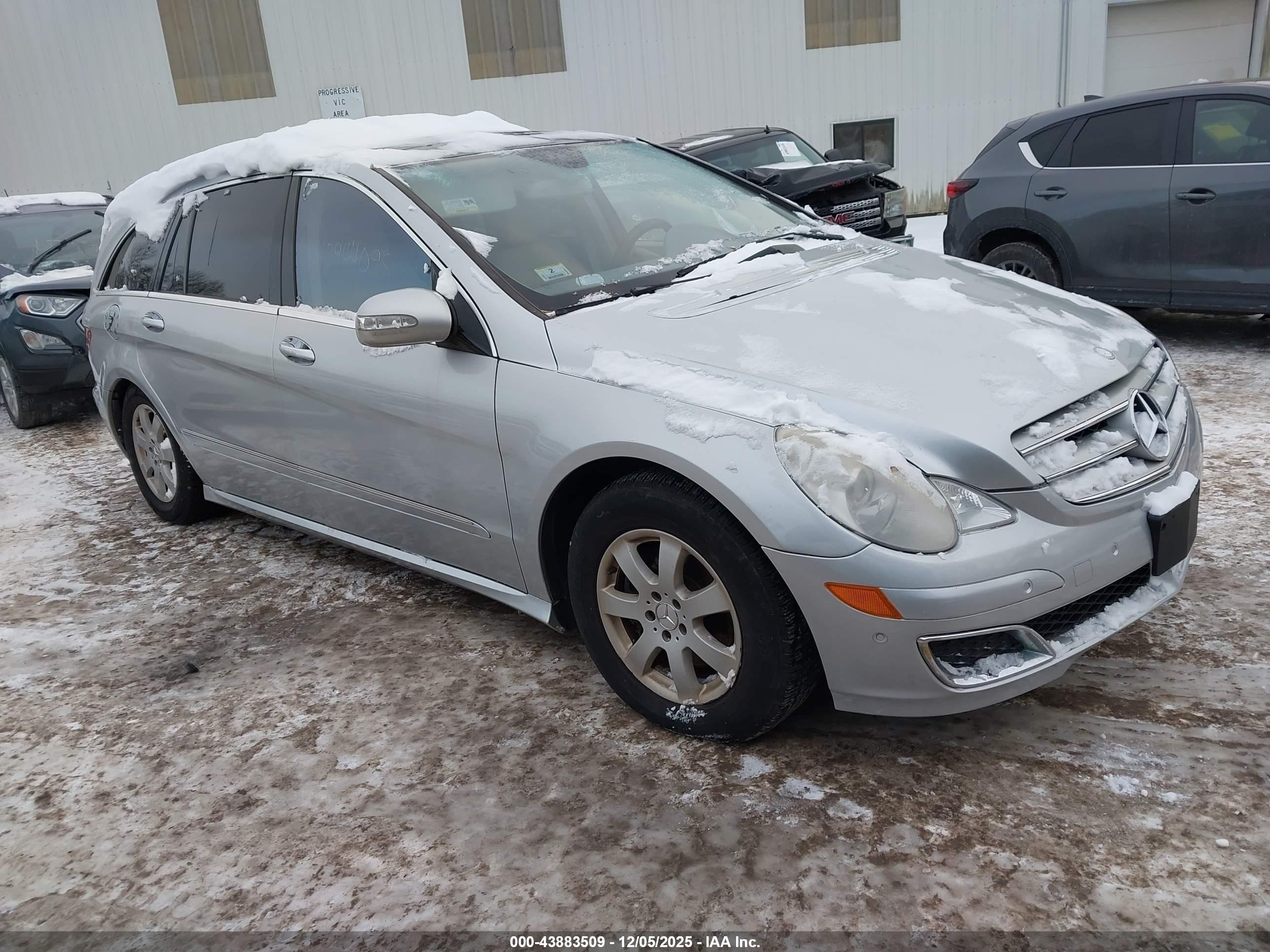 2007 Mercedes-benz R 350 4matic Silver vin: 4JGCB65E57A052688