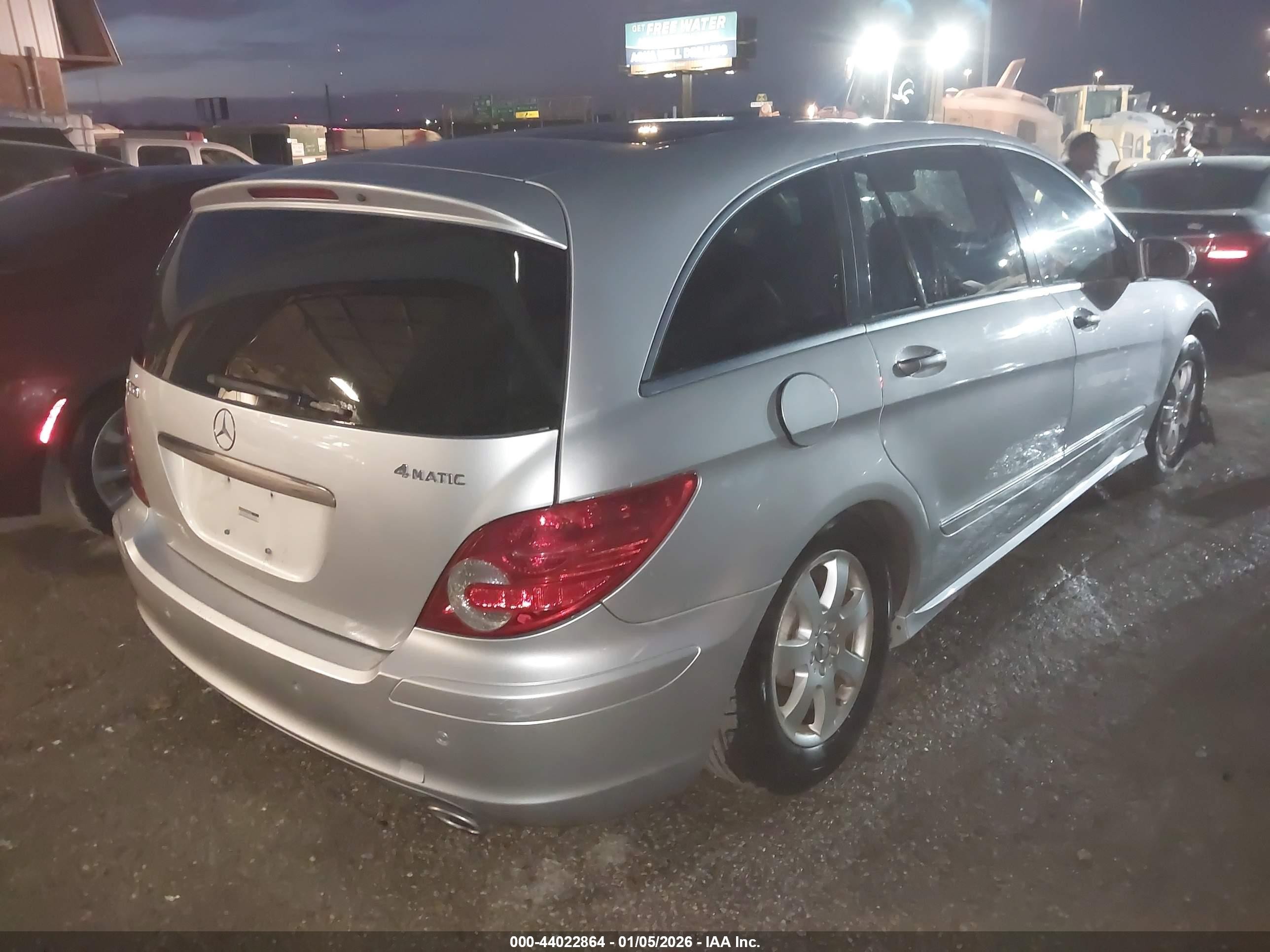 2007 Mercedes-benz R 350 4matic Silver vin: 4JGCB65E57A059480