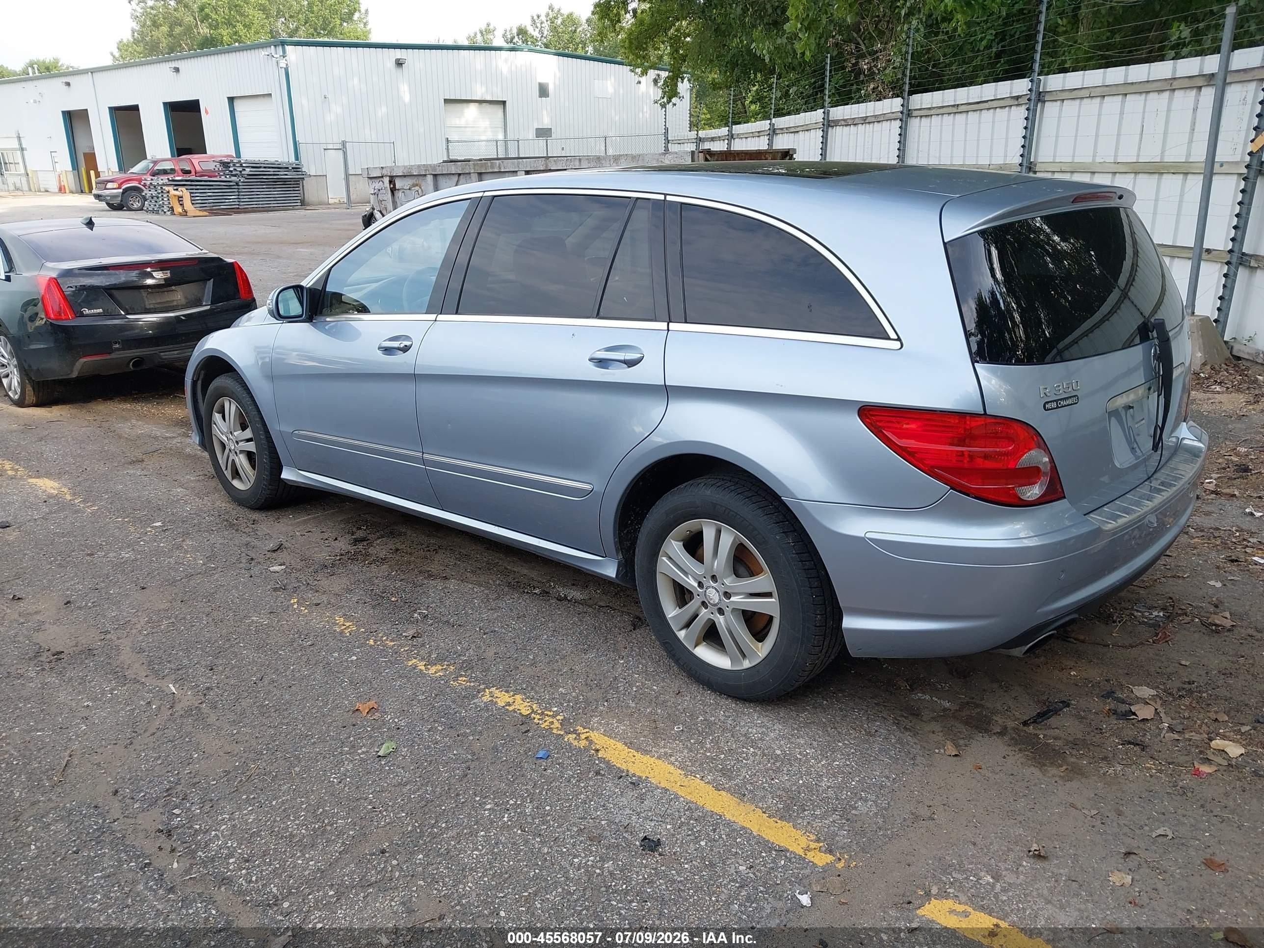2008 Mercedes-benz R-class 3.5l Light Blue vin: 4JGCB65E58A066723