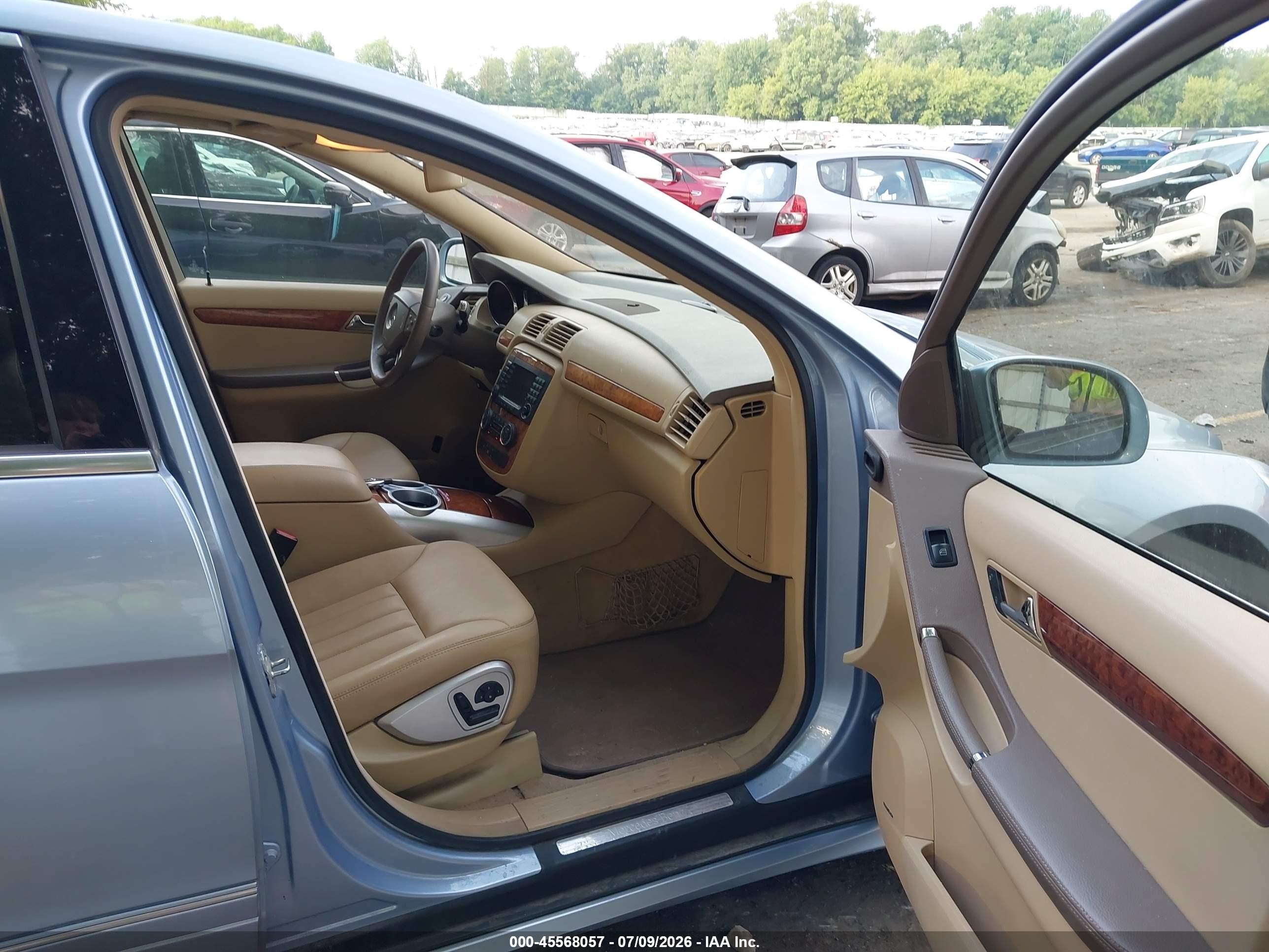 2008 Mercedes-benz R-class 3.5l Light Blue vin: 4JGCB65E58A066723