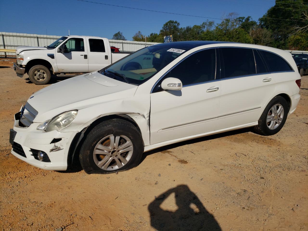 2008 Mercedes-benz R 350 Белый vin: 4JGCB65E58A075079