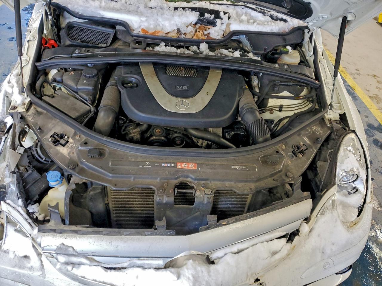 2008 Mercedes-benz R 350 Белый vin: 4JGCB65E58A078659