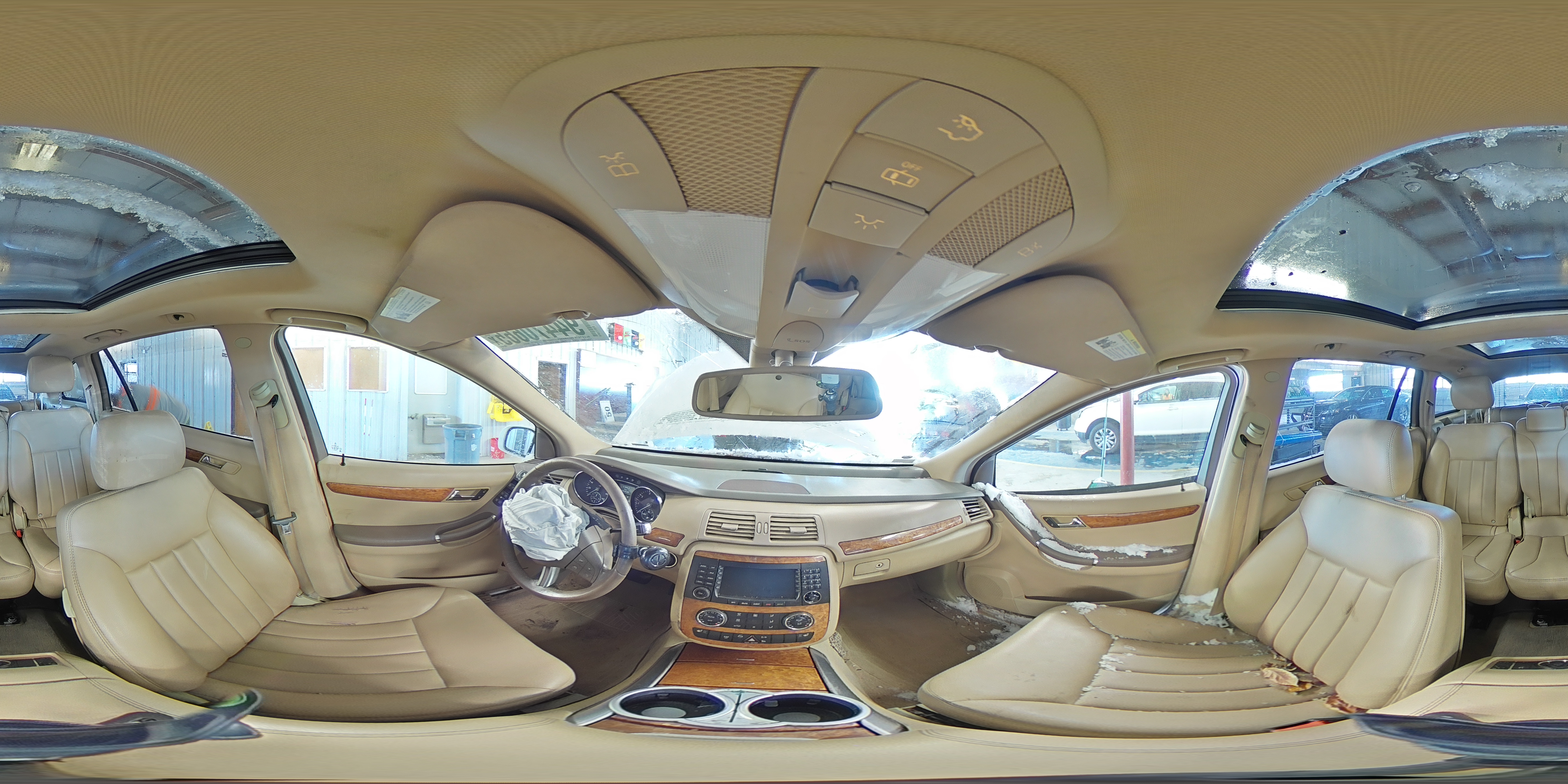 2008 Mercedes-benz R 350 Белый vin: 4JGCB65E58A078659
