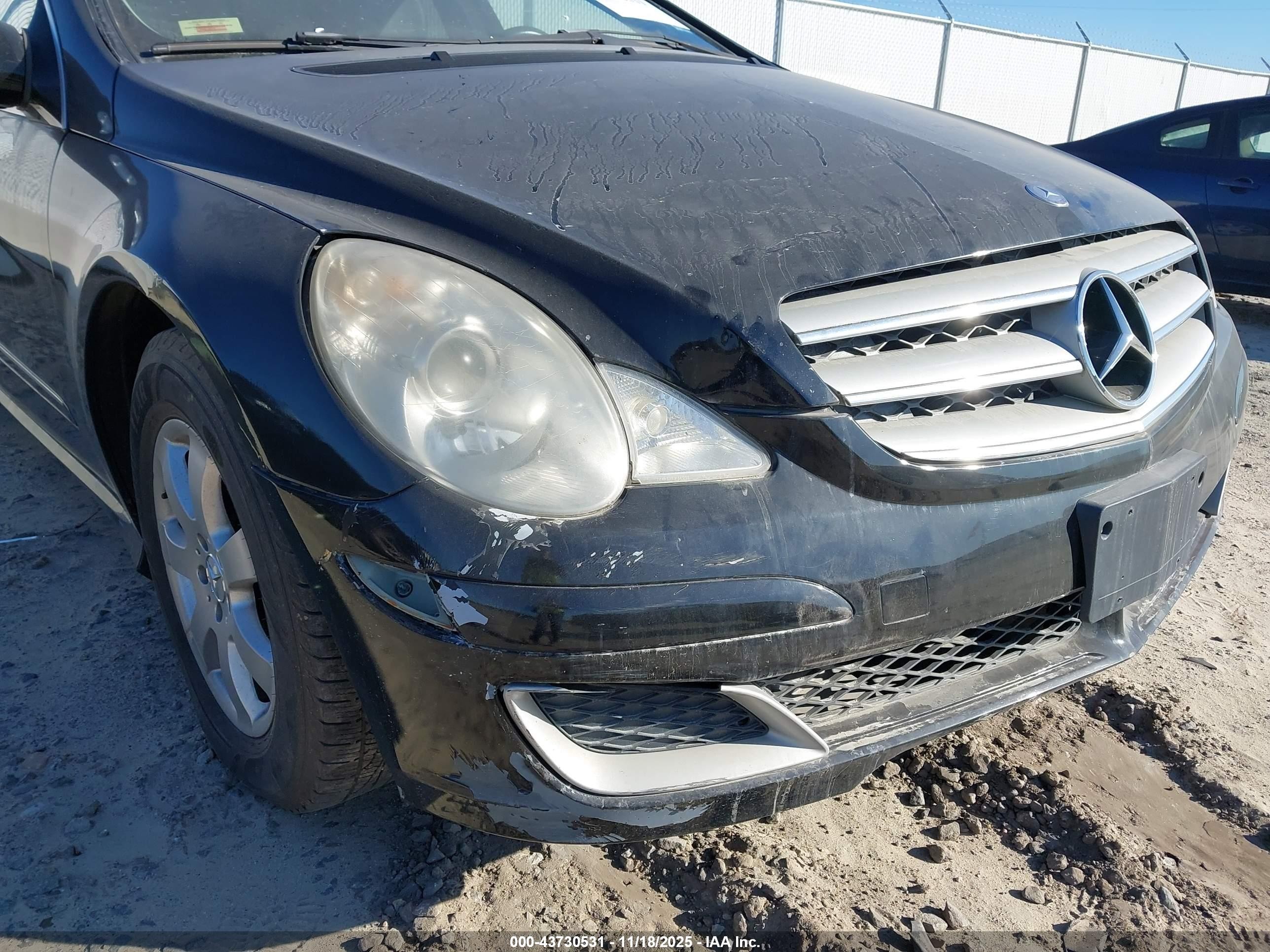 2007 Mercedes-benz R 350 4matic Черный vin: 4JGCB65E67A051713