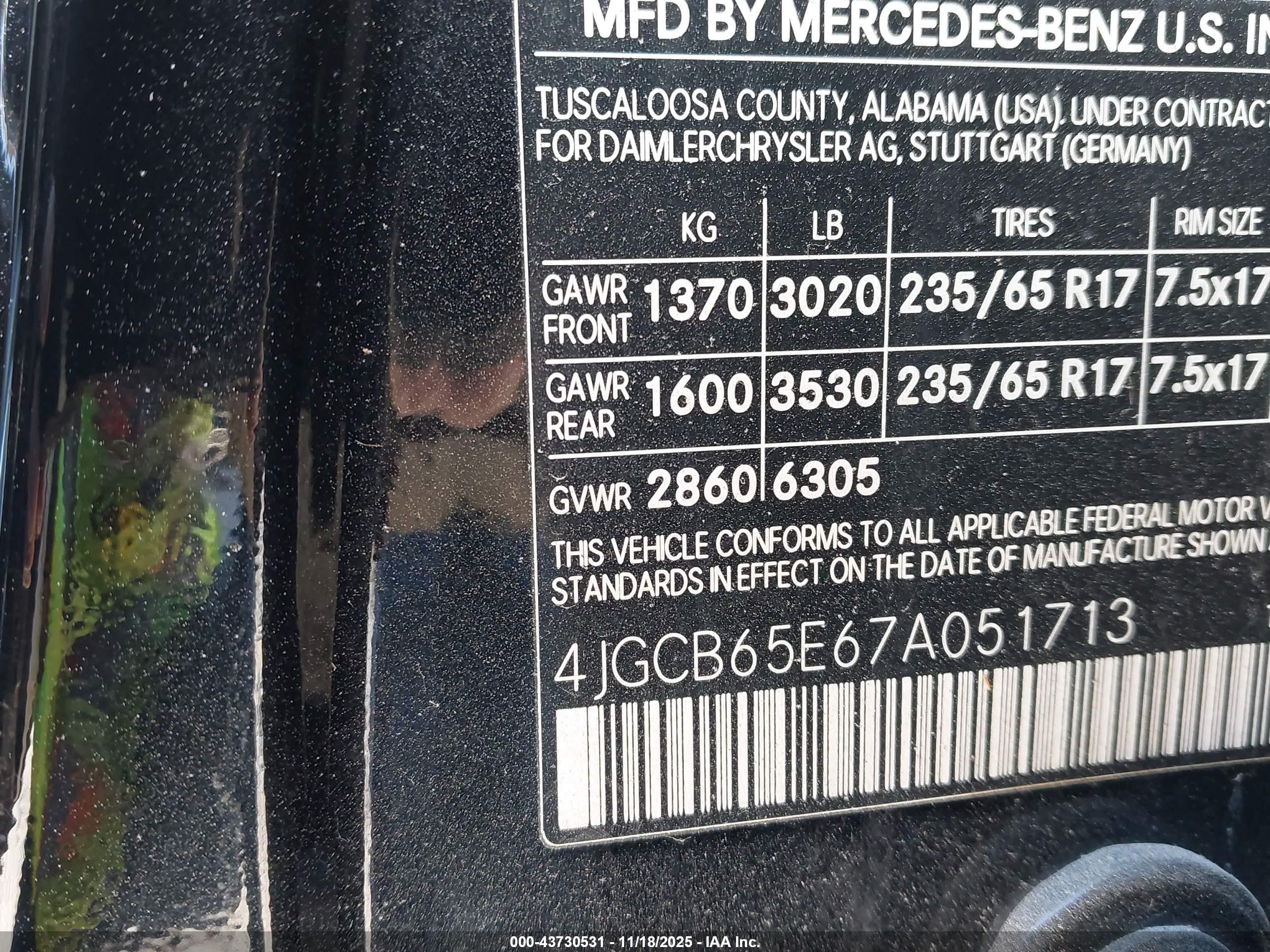 2007 Mercedes-benz R 350 4matic Черный vin: 4JGCB65E67A051713