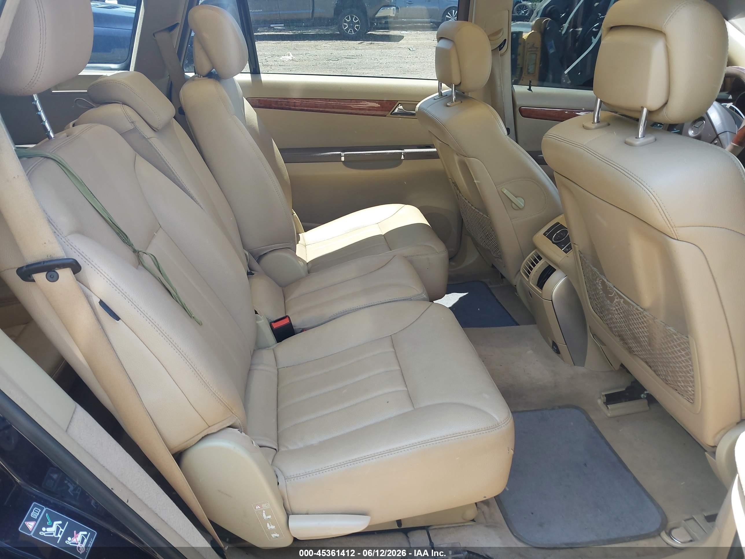 2008 Mercedes-benz R-class 3.5l Blue vin: 4JGCB65E68A072661