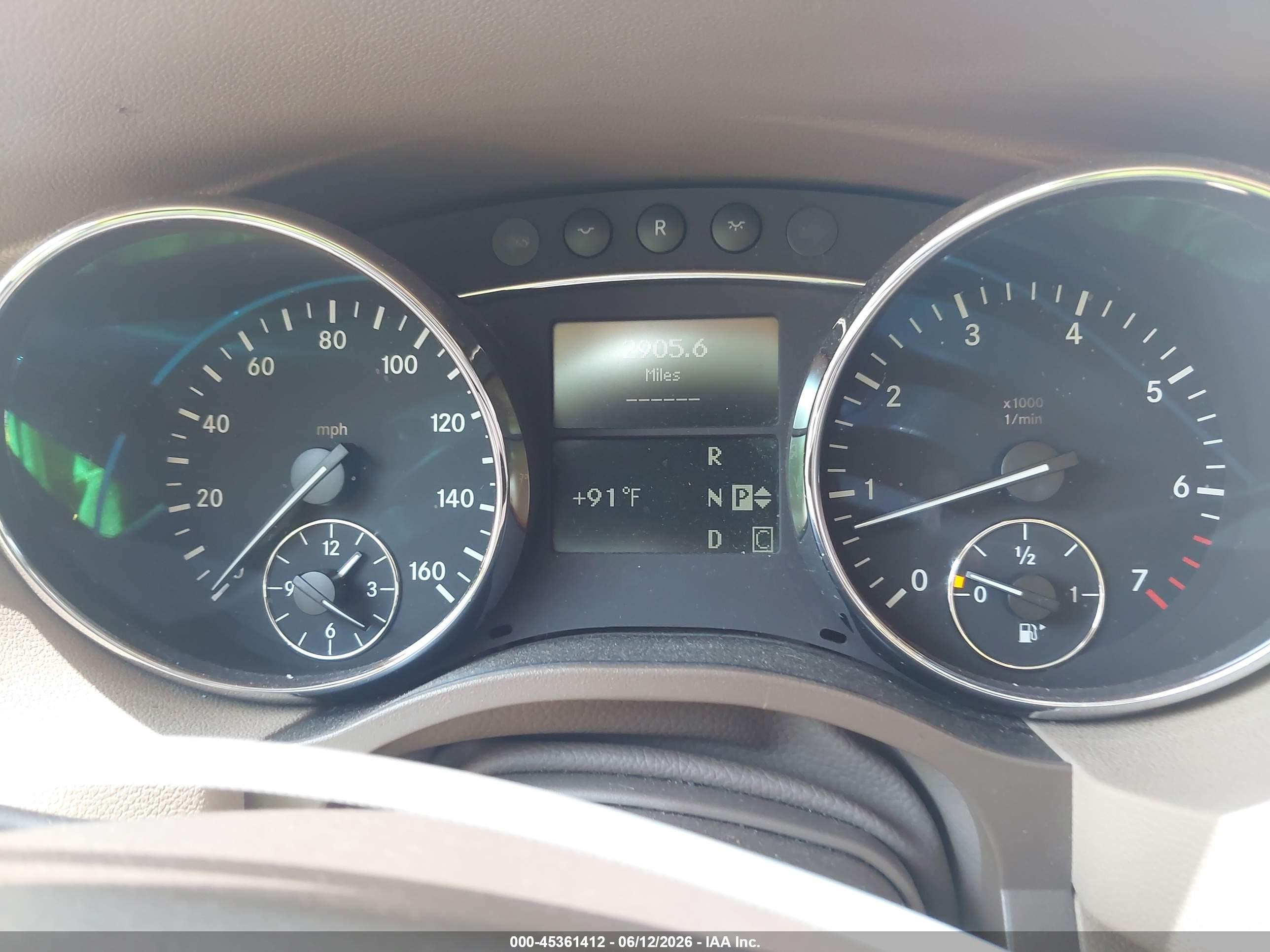 2008 Mercedes-benz R-class 3.5l Blue vin: 4JGCB65E68A072661