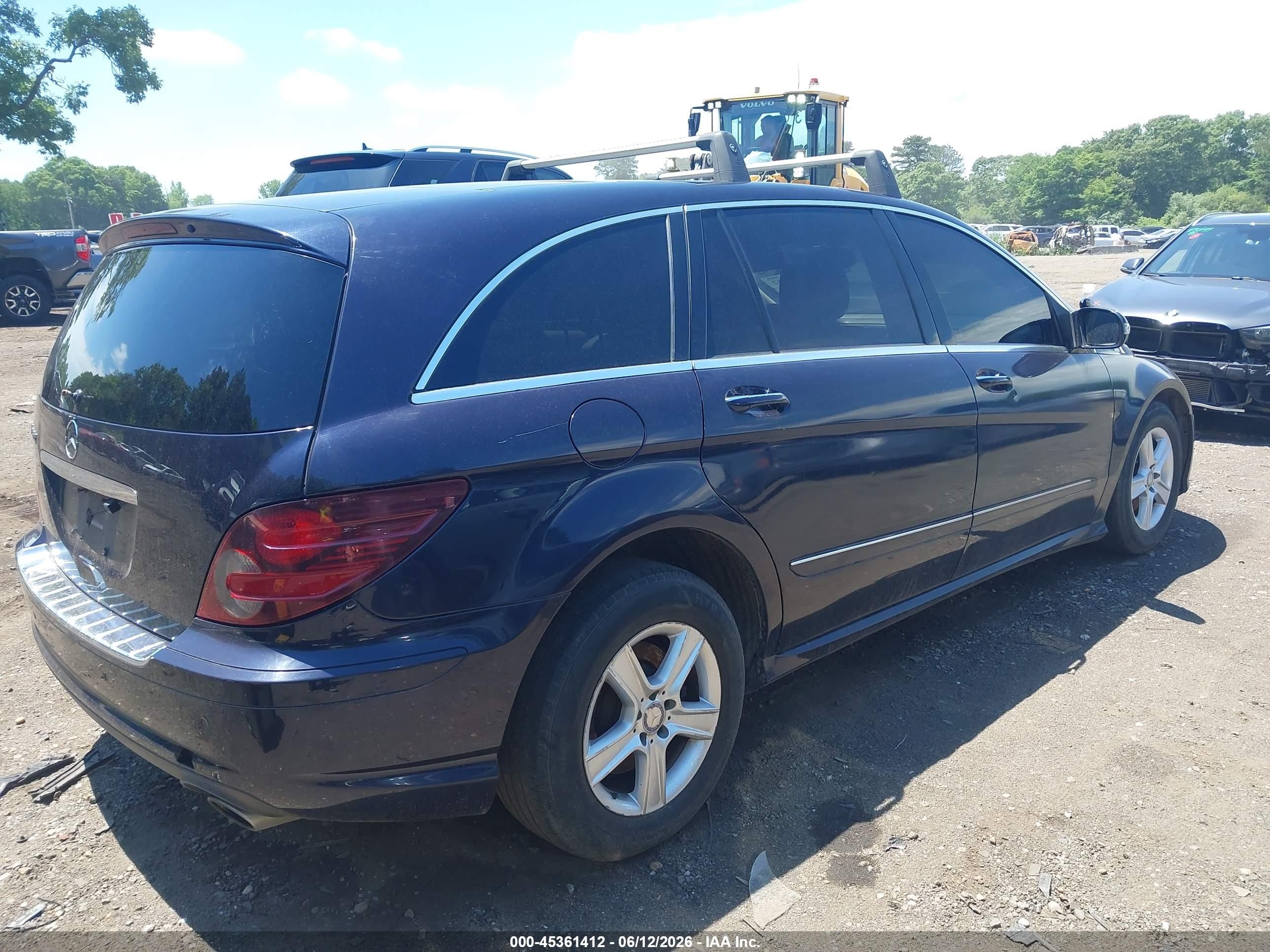 2008 Mercedes-benz R-class 3.5l Blue vin: 4JGCB65E68A072661