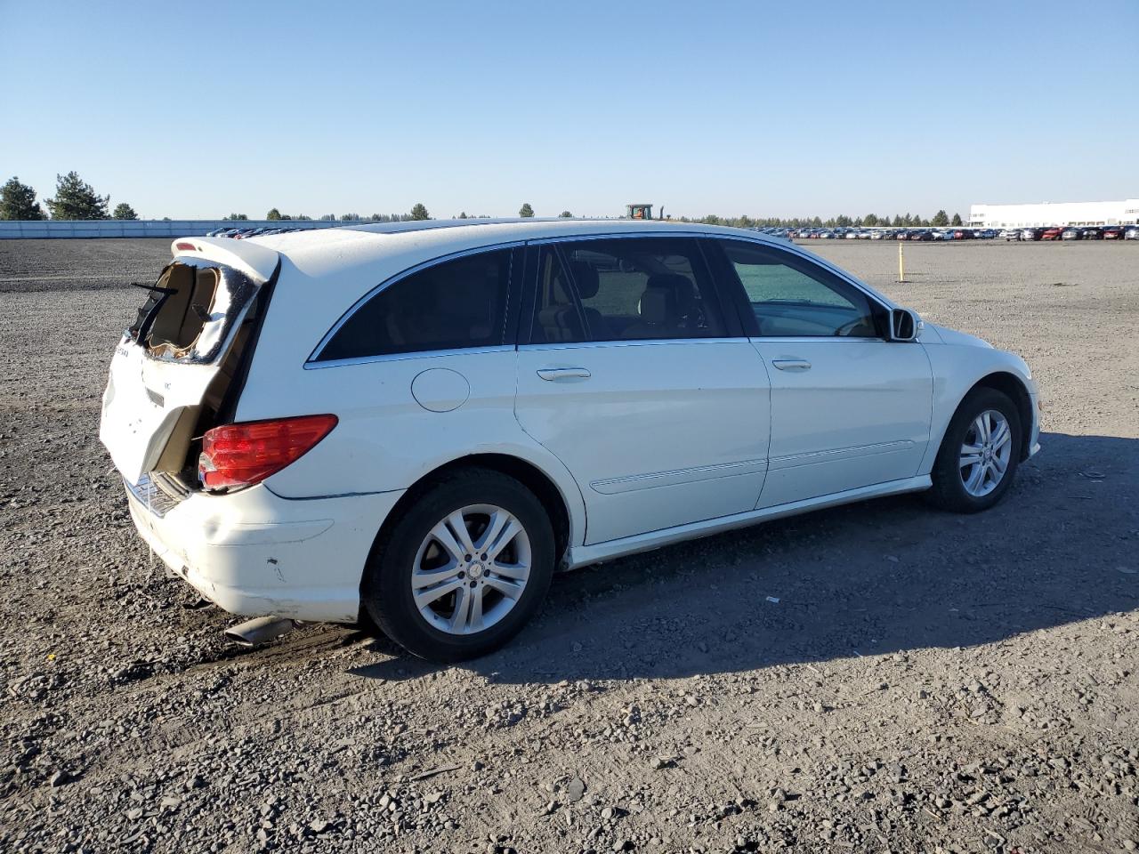 2008 Mercedes-benz R 350 White vin: 4JGCB65E78A064990
