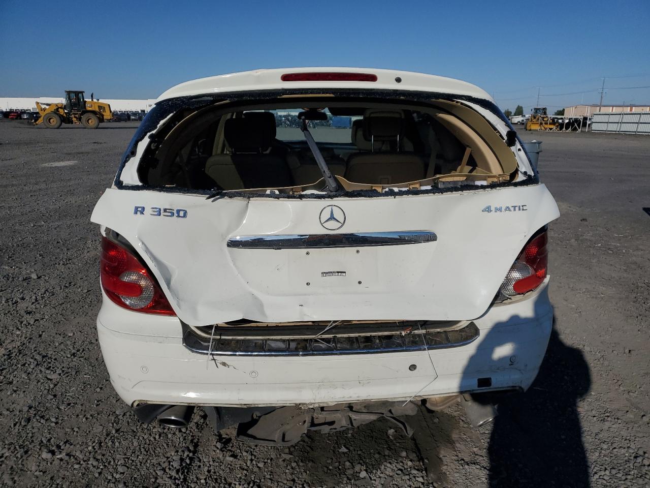2008 Mercedes-benz R 350 White vin: 4JGCB65E78A064990
