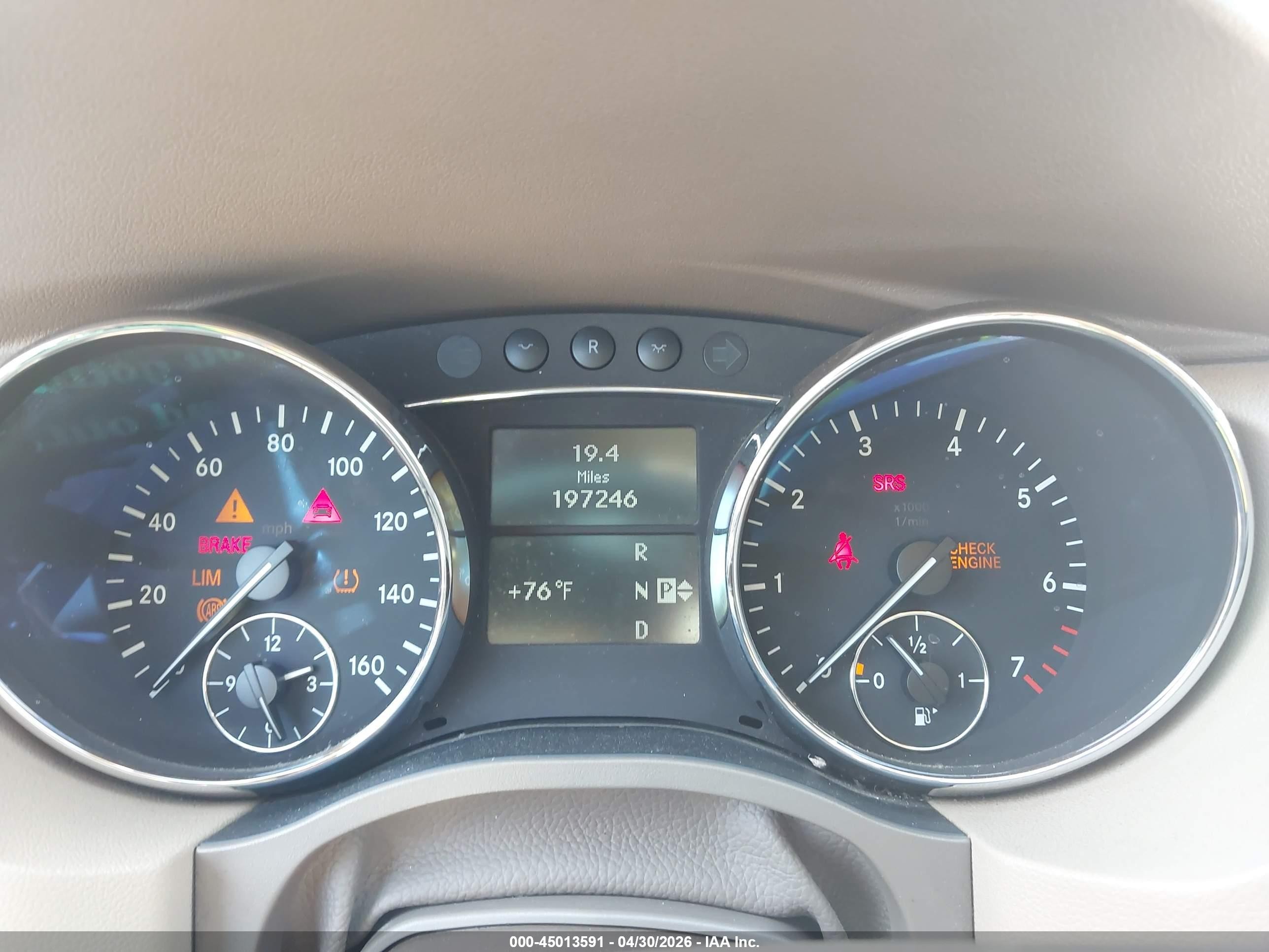 2009 Mercedes-benz R 350 4matic White vin: 4JGCB65E79A094833