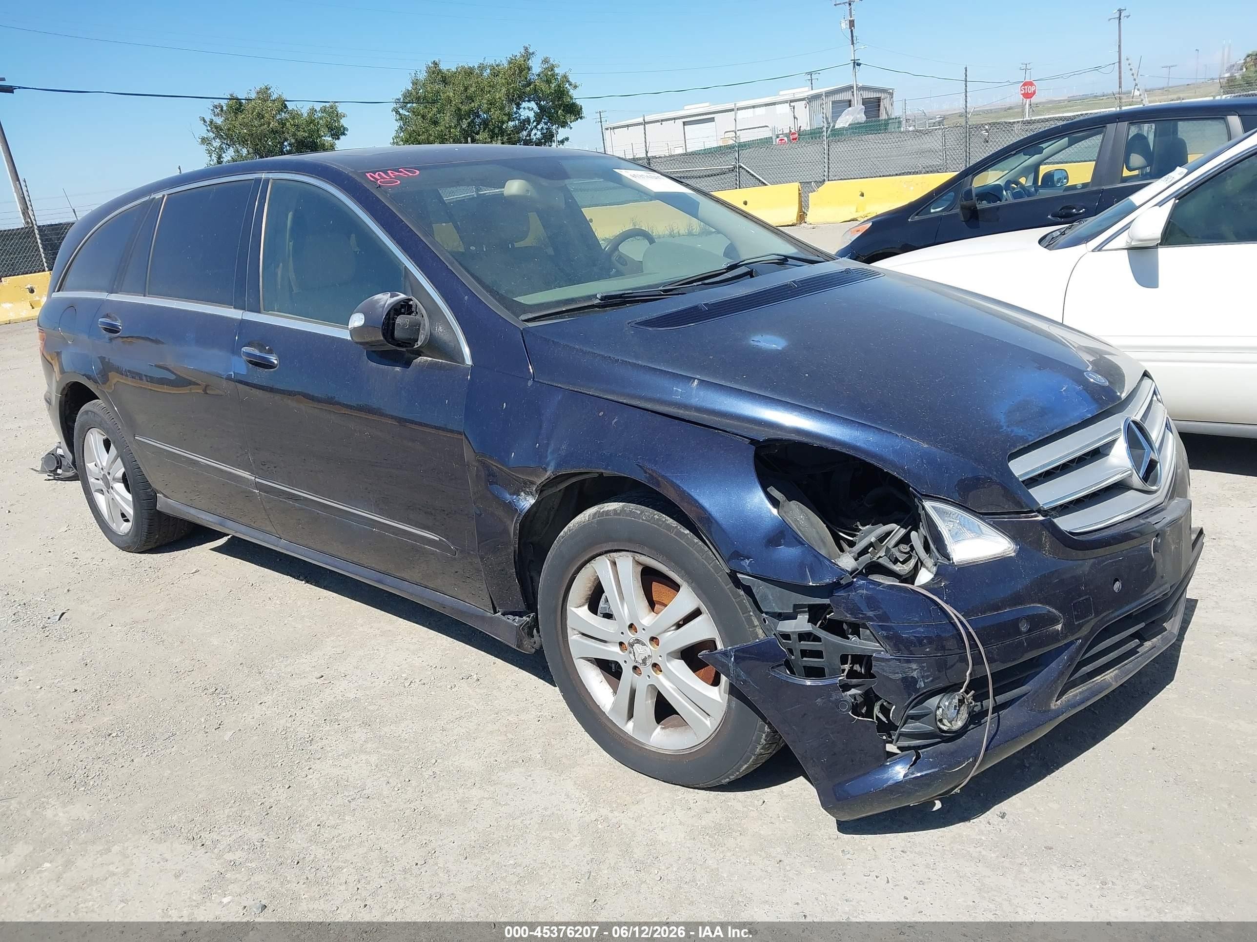 2008 Mercedes-benz R-class 3.5l Blue vin: 4JGCB65E88A069826