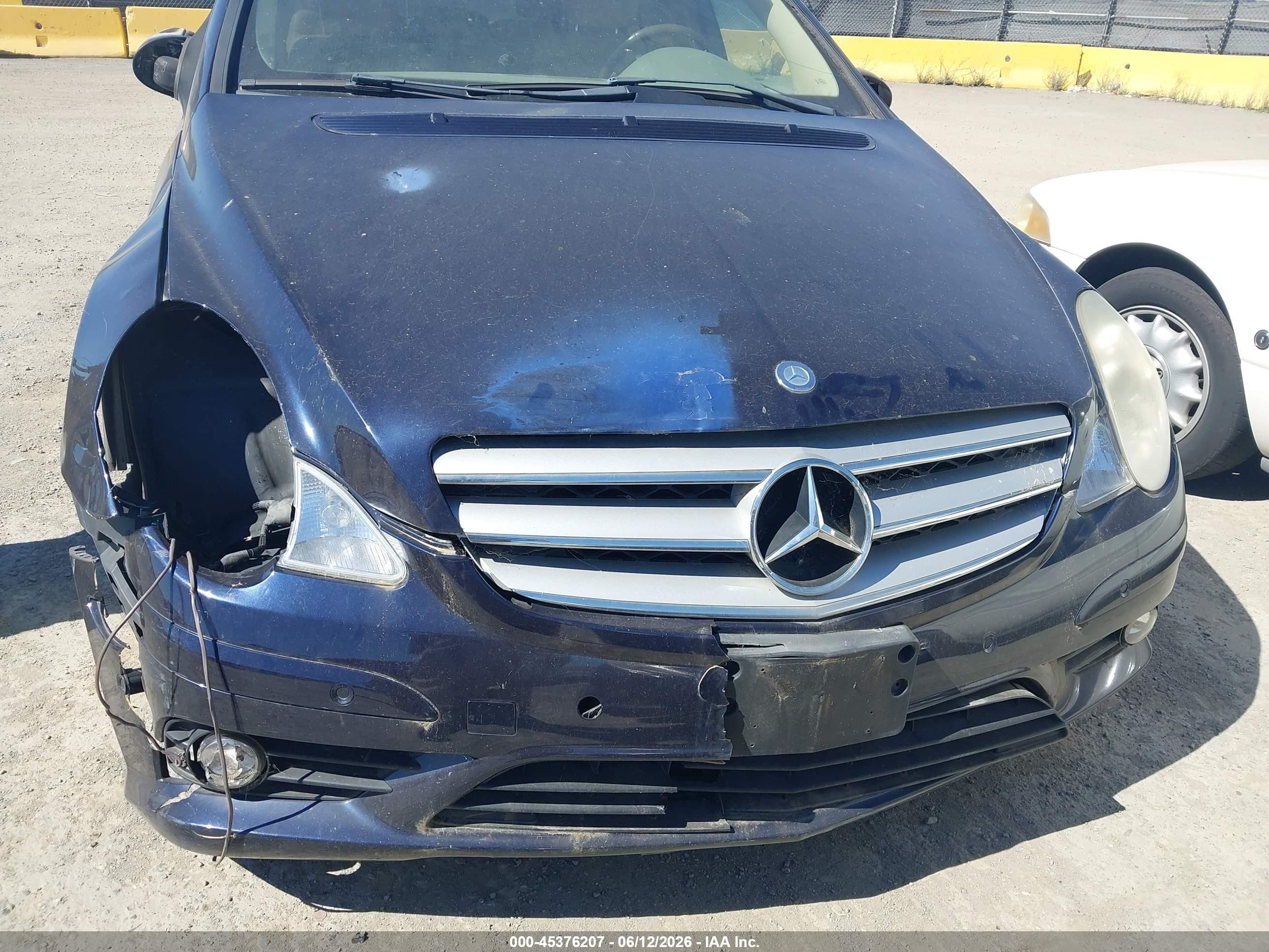 2008 Mercedes-benz R-class 3.5l Blue vin: 4JGCB65E88A069826