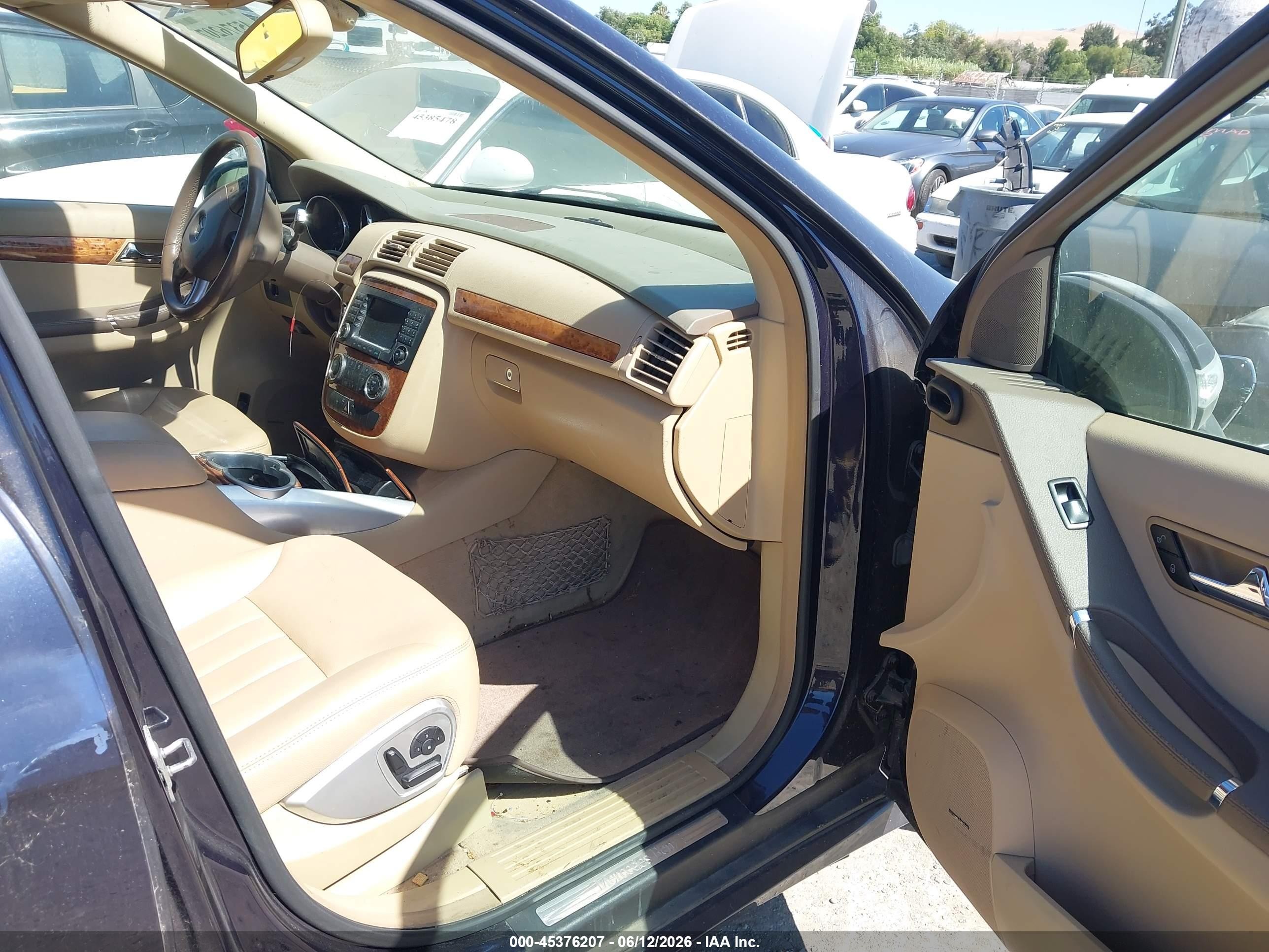 2008 Mercedes-benz R-class 3.5l Blue vin: 4JGCB65E88A069826