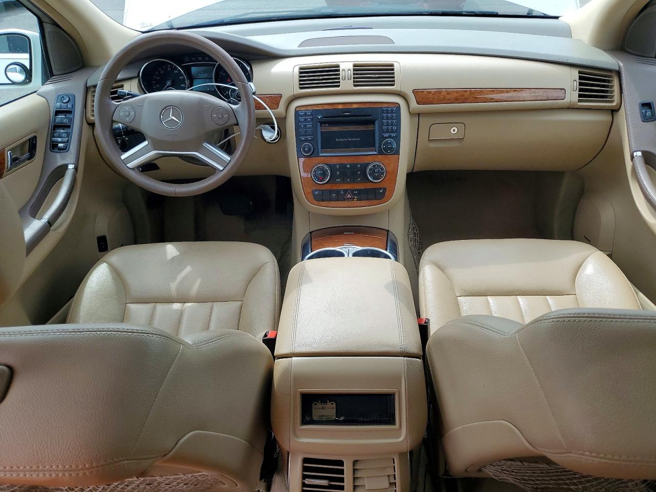 2009 Mercedes-benz R 350 4matic White vin: 4JGCB65E89A092881