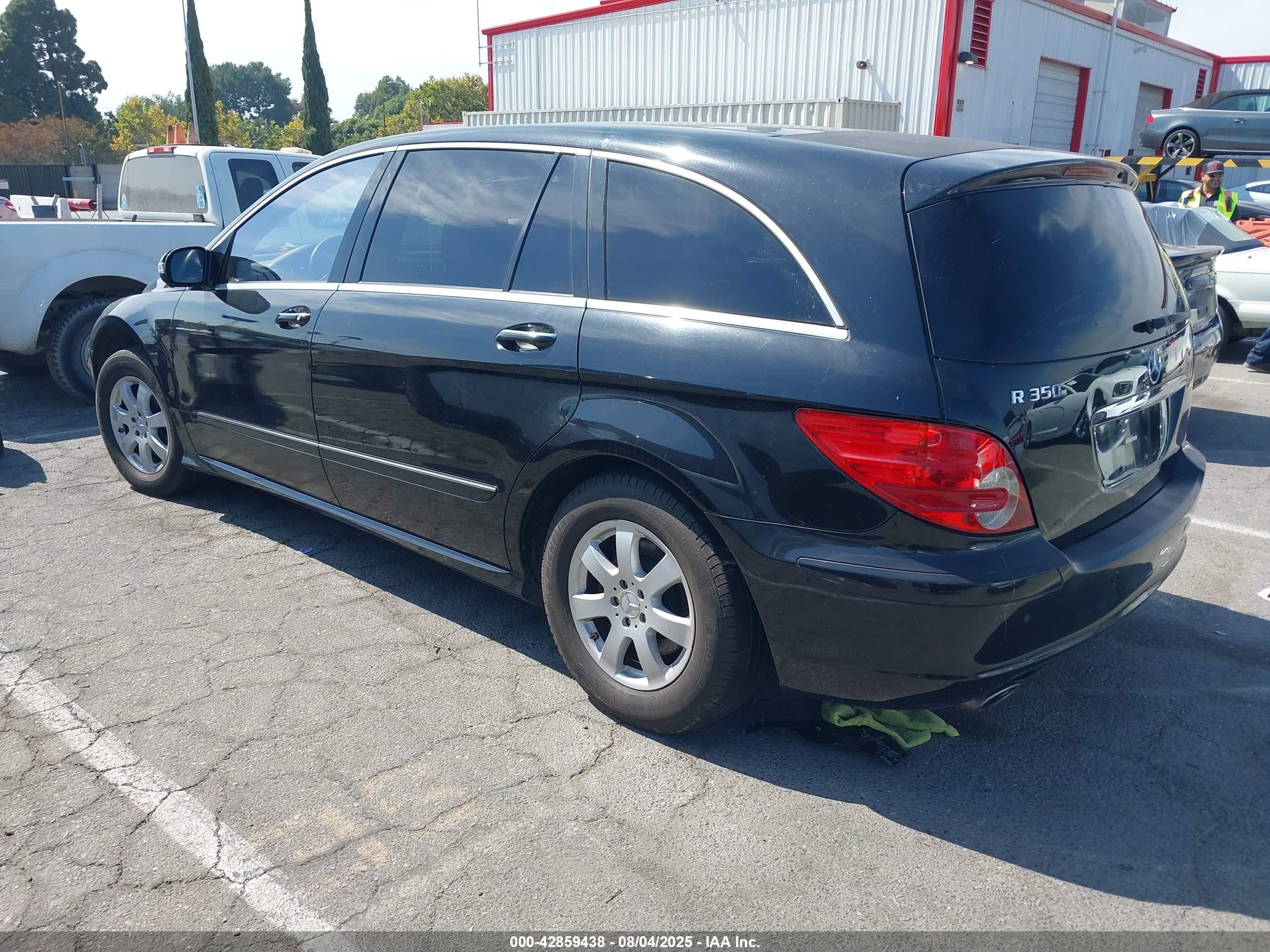 2007 Mercedes-benz R 350 4matic Black vin: 4JGCB65E97A038261