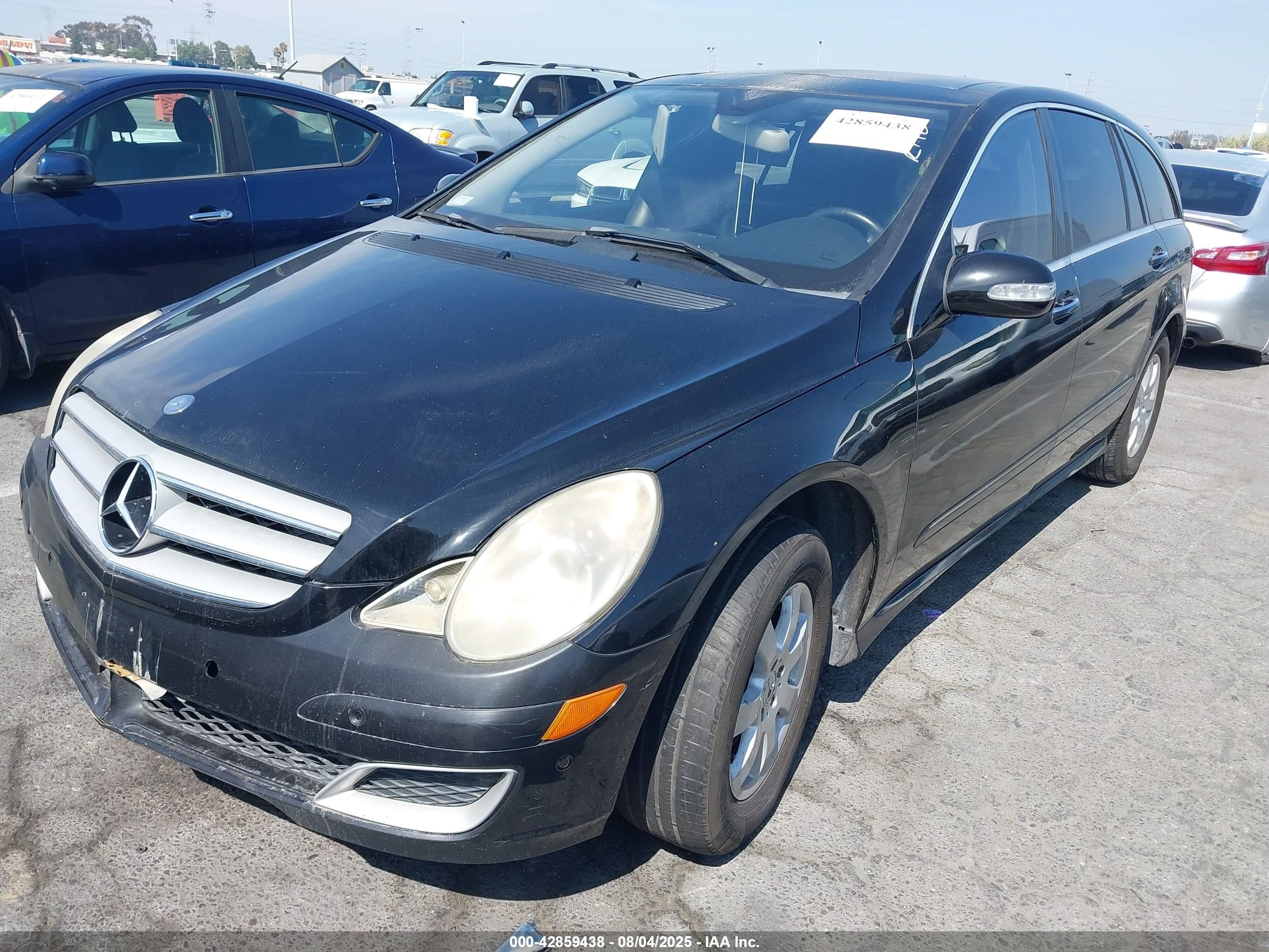 2007 Mercedes-benz R 350 4matic Black vin: 4JGCB65E97A038261