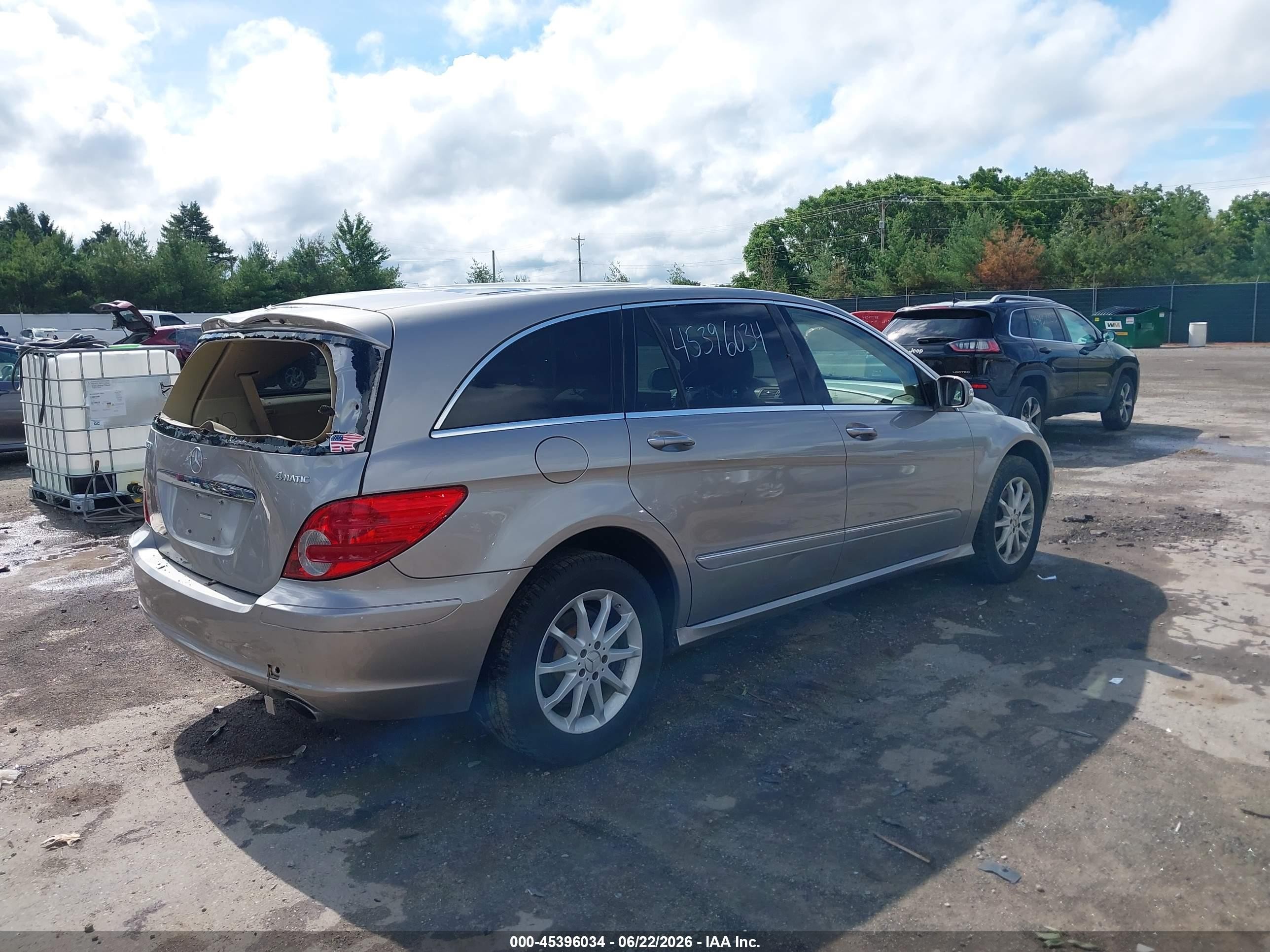 2007 Mercedes-benz R 350 4matic Silver vin: 4JGCB65E97A053696