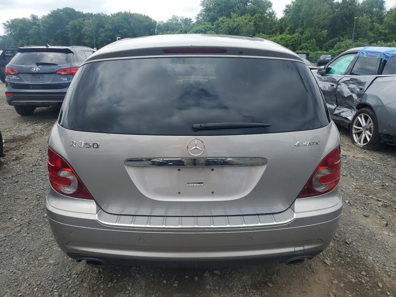2008 Mercedes-benz R 350 Silver vin: 4JGCB65E98A063100